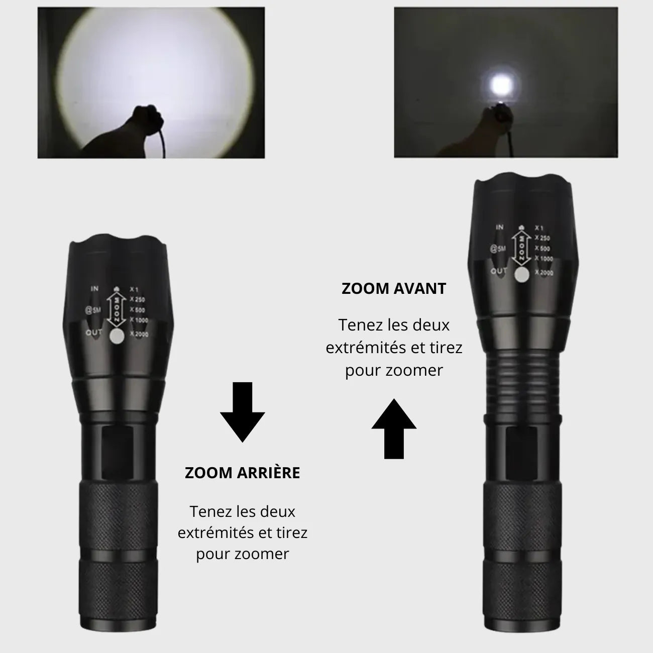 LED-Taschenlampe fürs Wandern | Berggrat