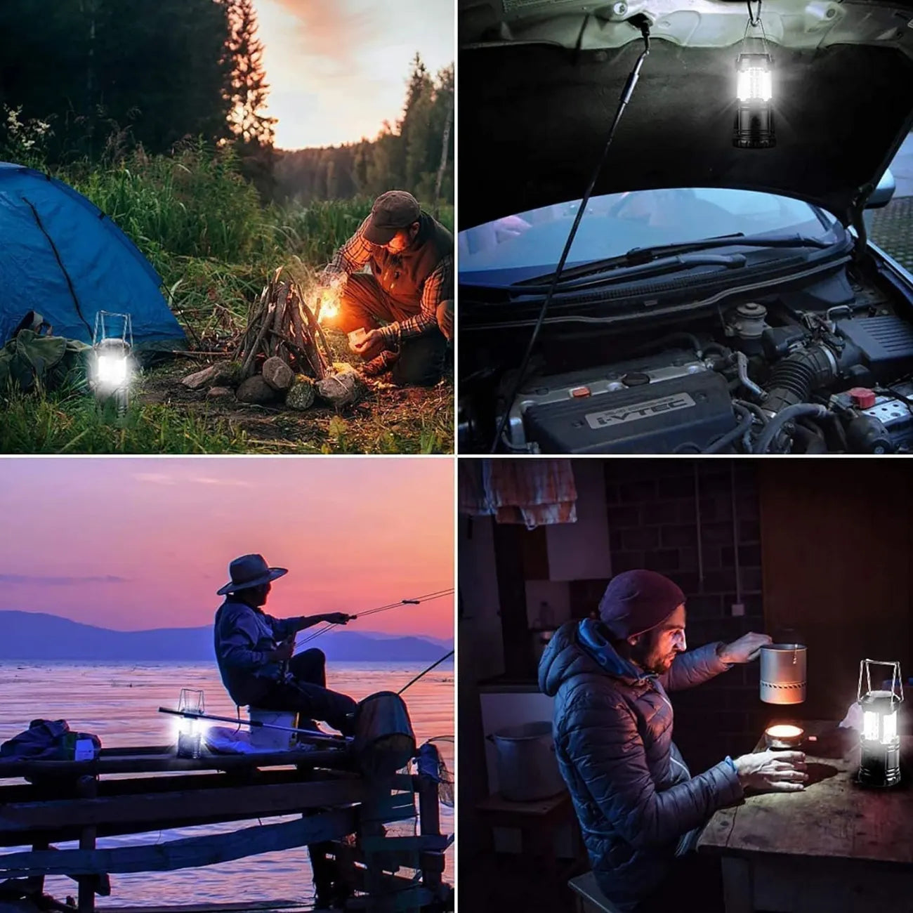 Campingleuchte mit 360°-Licht