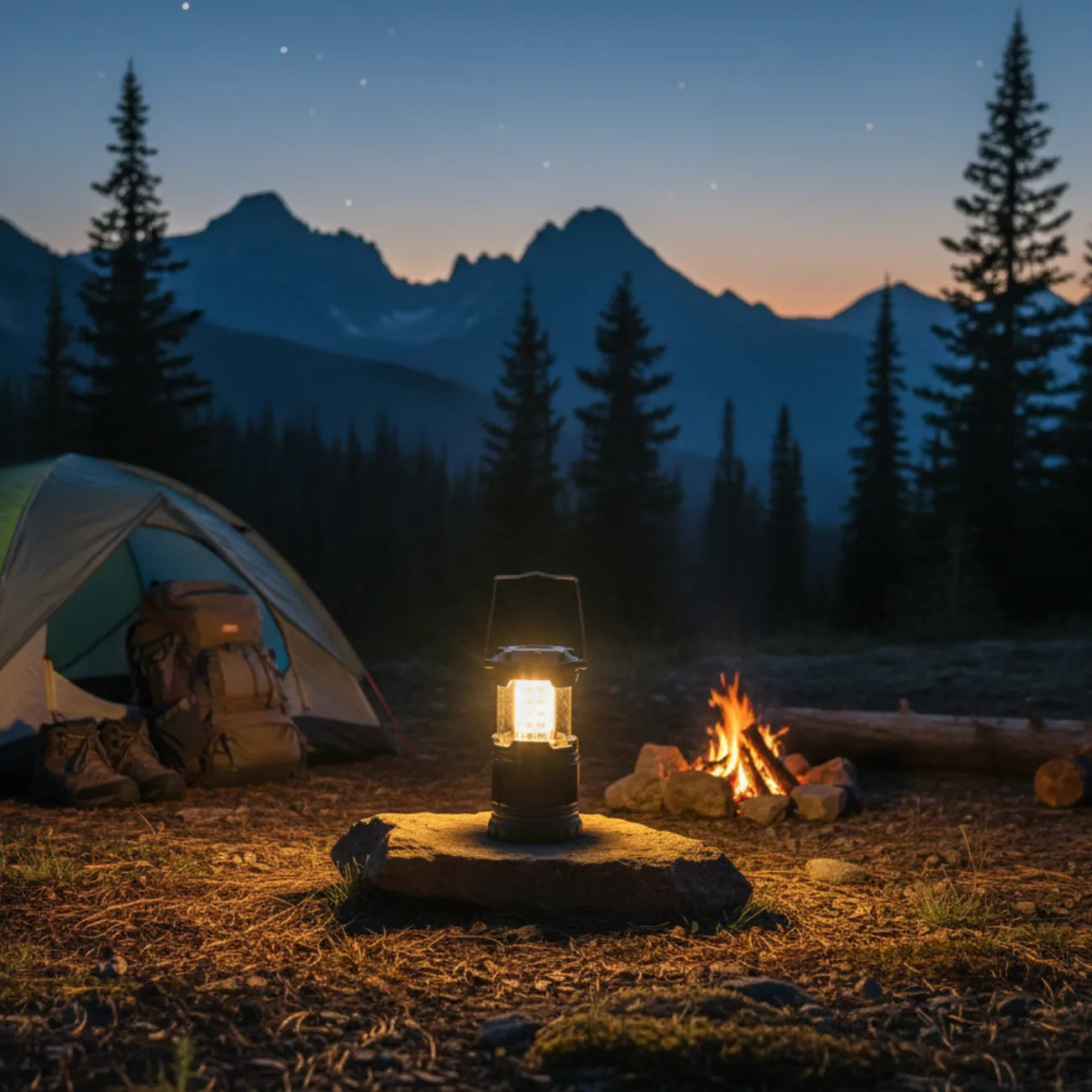 Campingleuchte mit 360°-Licht