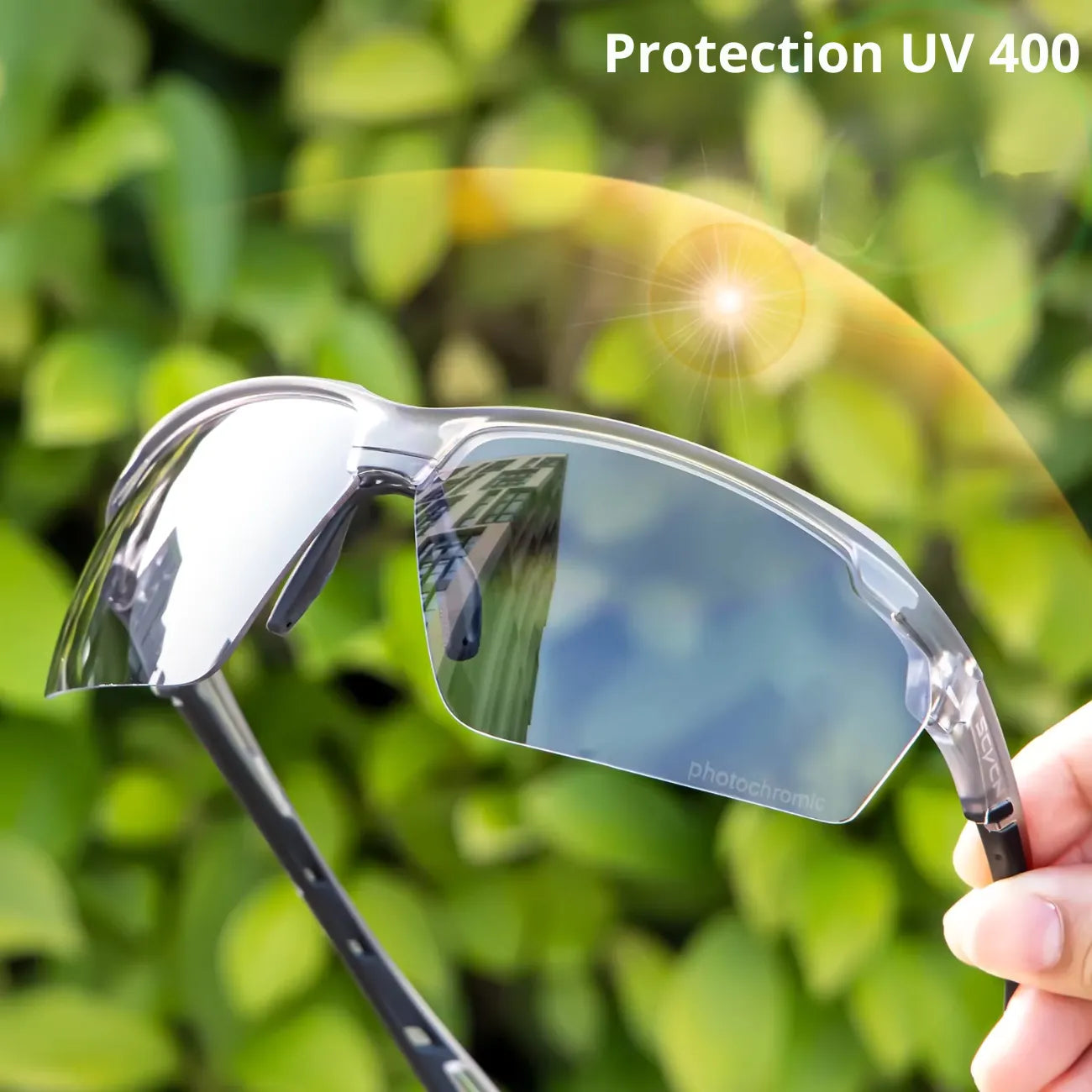 Sportsonnenbrille selbsttönend