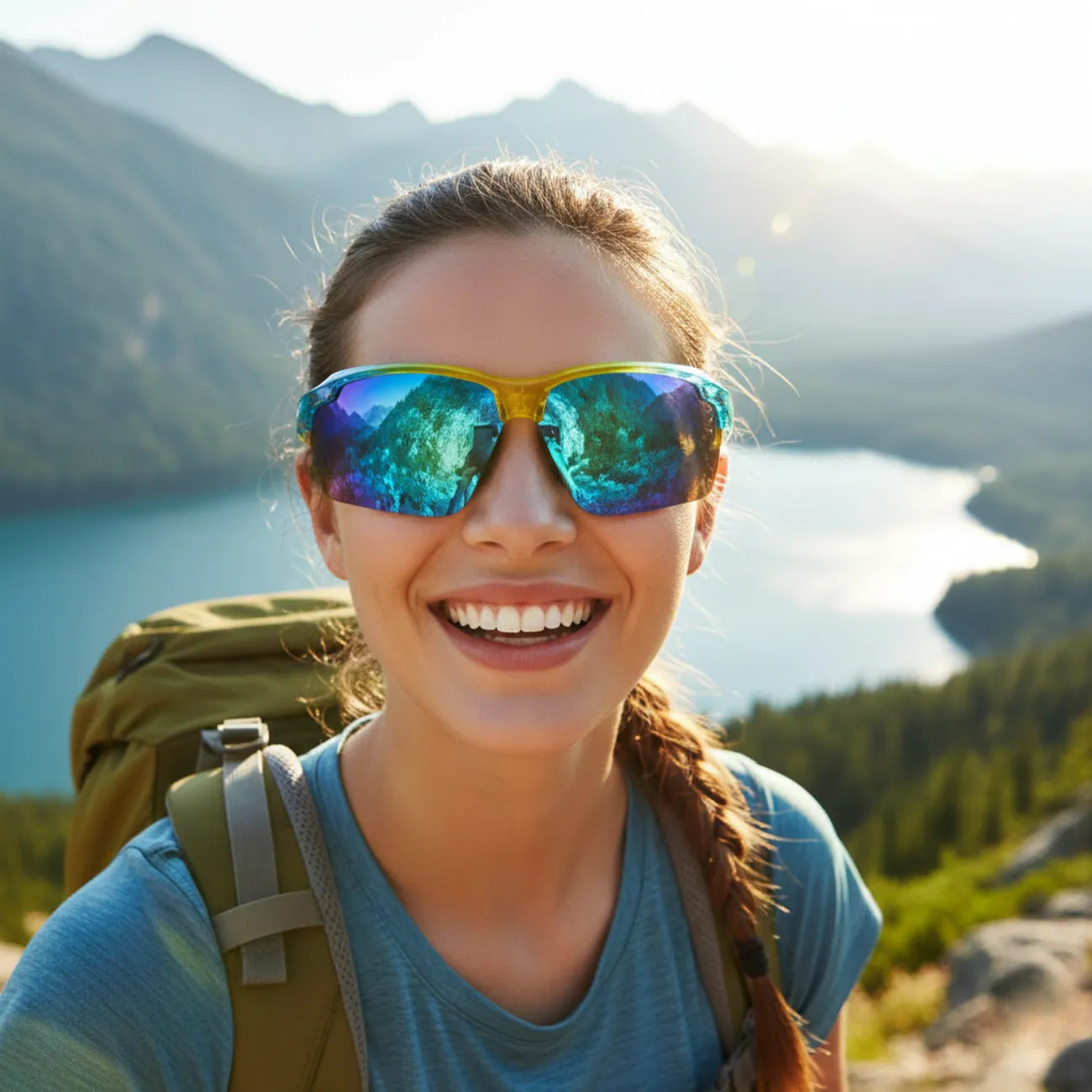 Sport-Sonnenbrille hoher Schutz | Berggrat