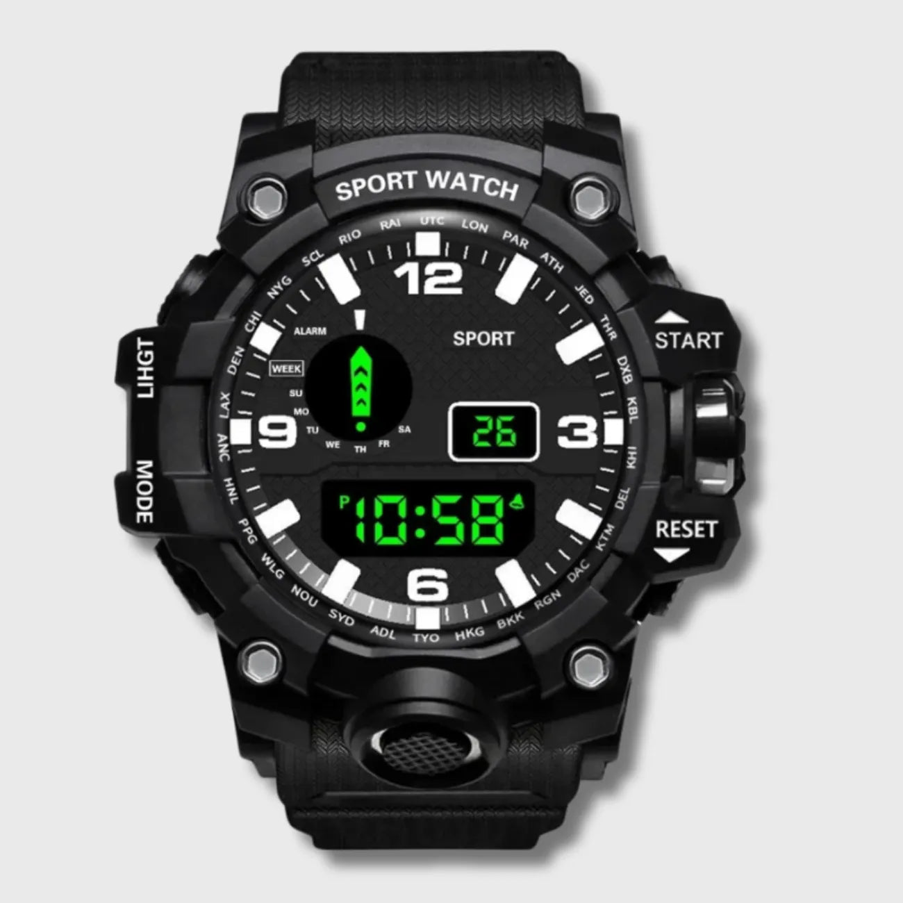 Herren-Outdoor-Trekkinguhr