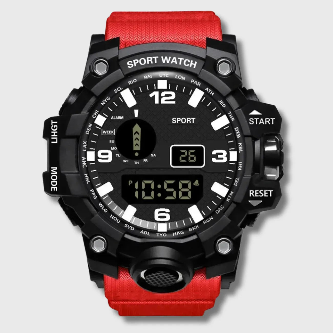Herren-Outdoor-Trekkinguhr