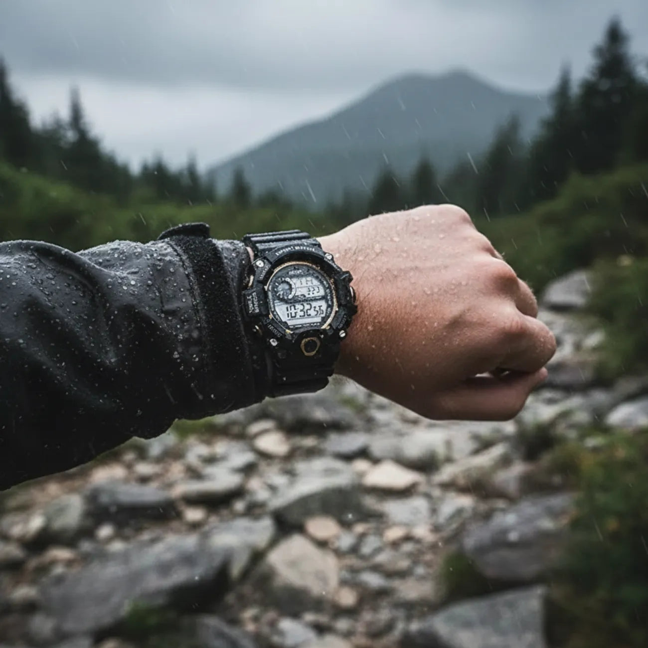 Sportliche Herrenuhr Digital | Berggrat