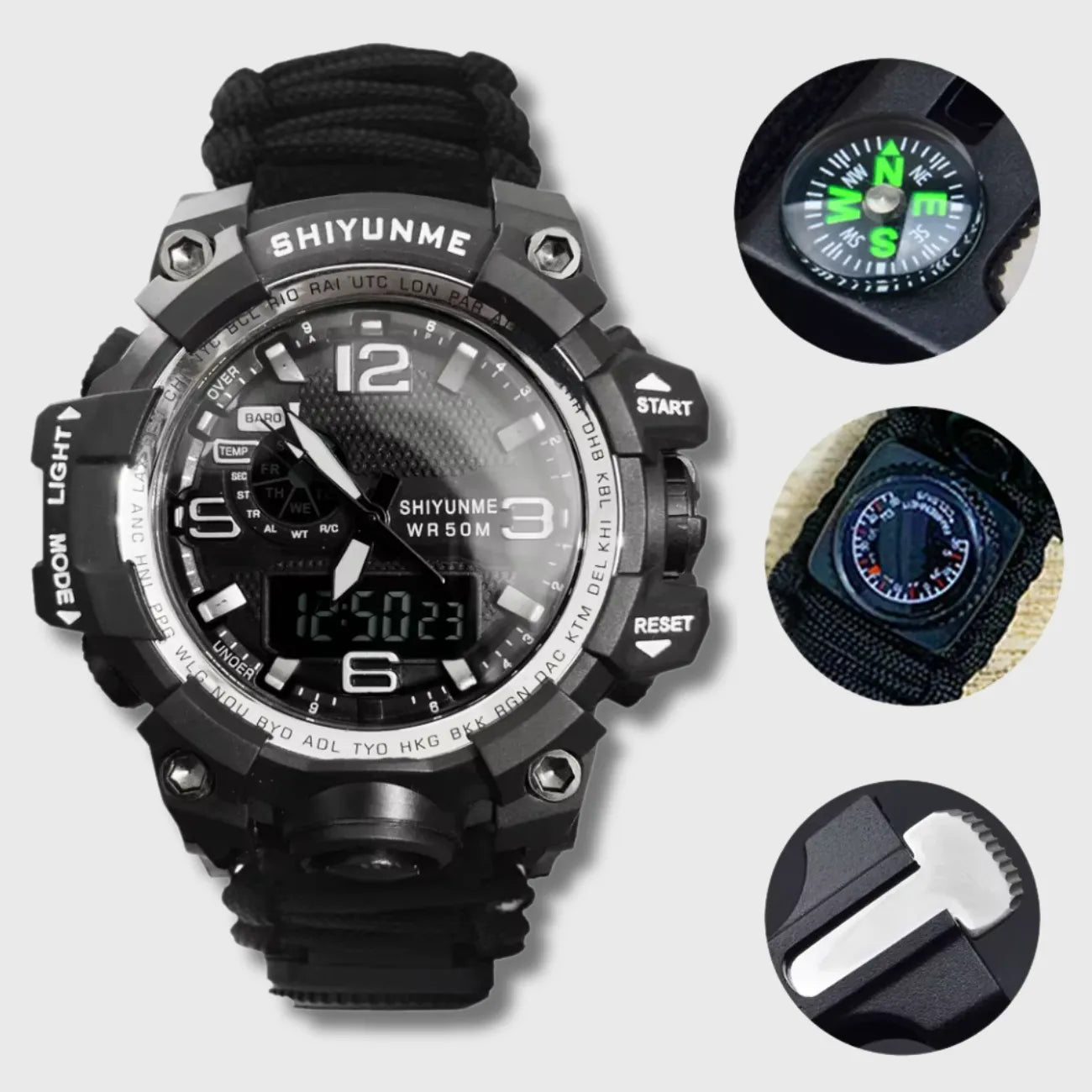 Taktische Outdoor-Uhr Militär | Berggrat