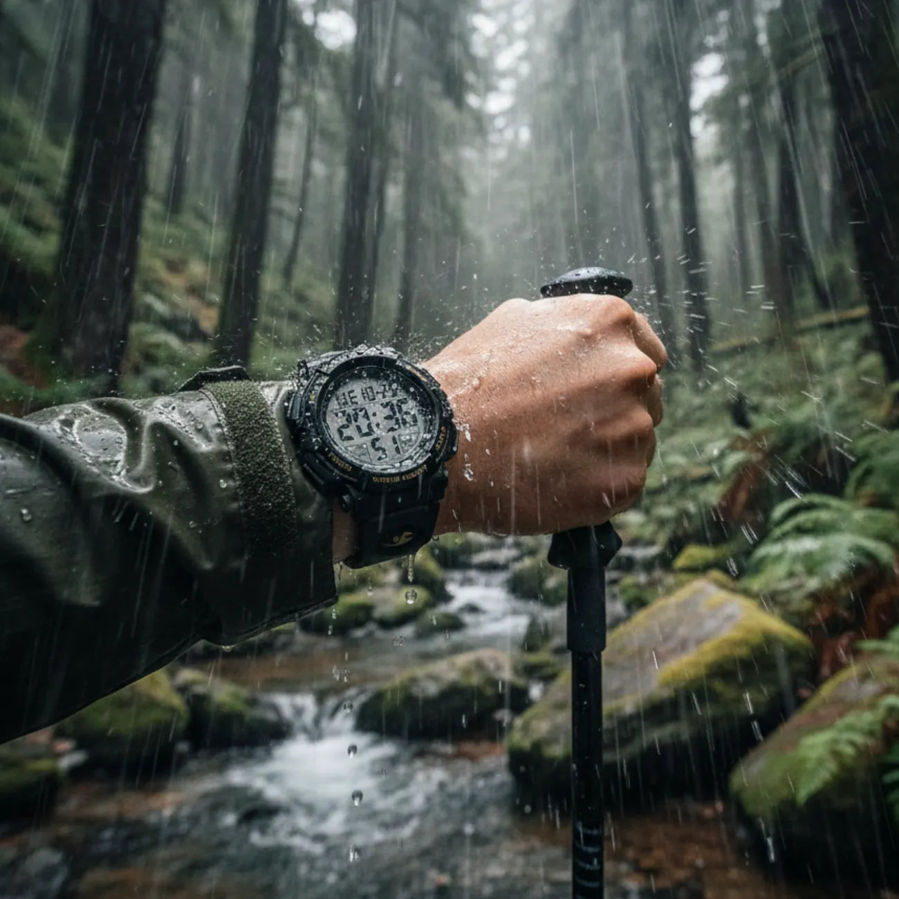Multifunktions-Survival-Uhr LED