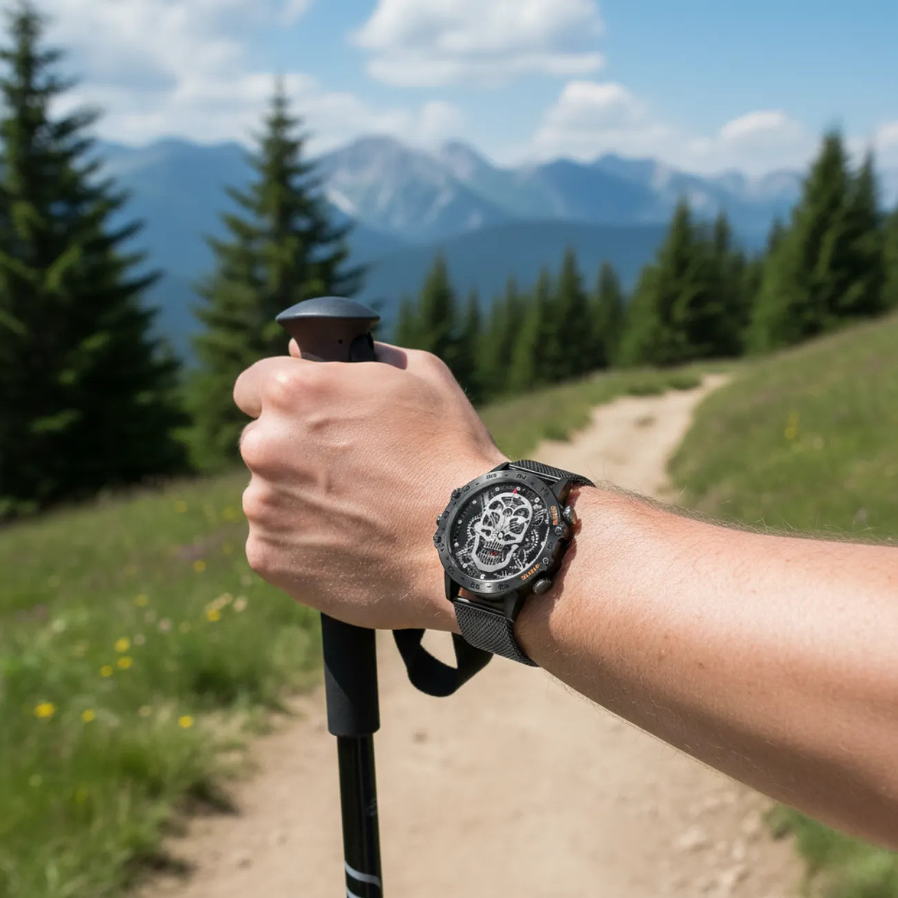 Trekking-Smartwatch Edelstahl | Berggrat