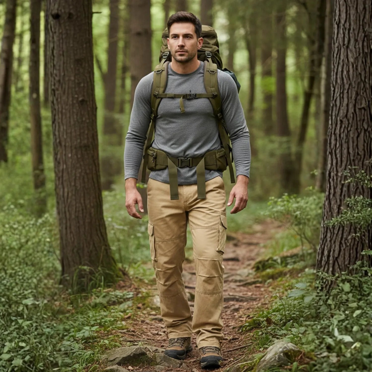 Herren Cargohose aus Baumwolle