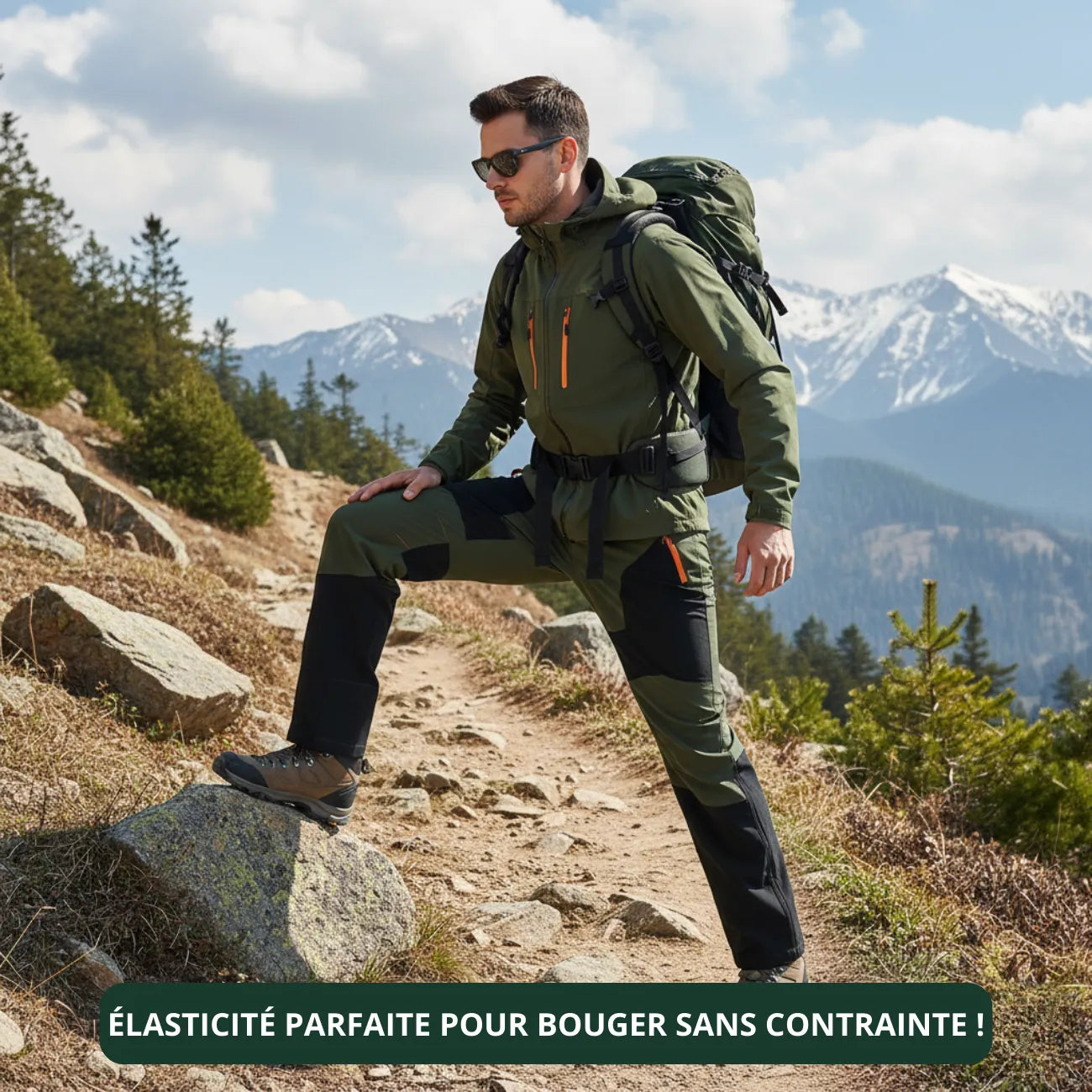 Skitourenhose für Herren Outdoor | Berggrat