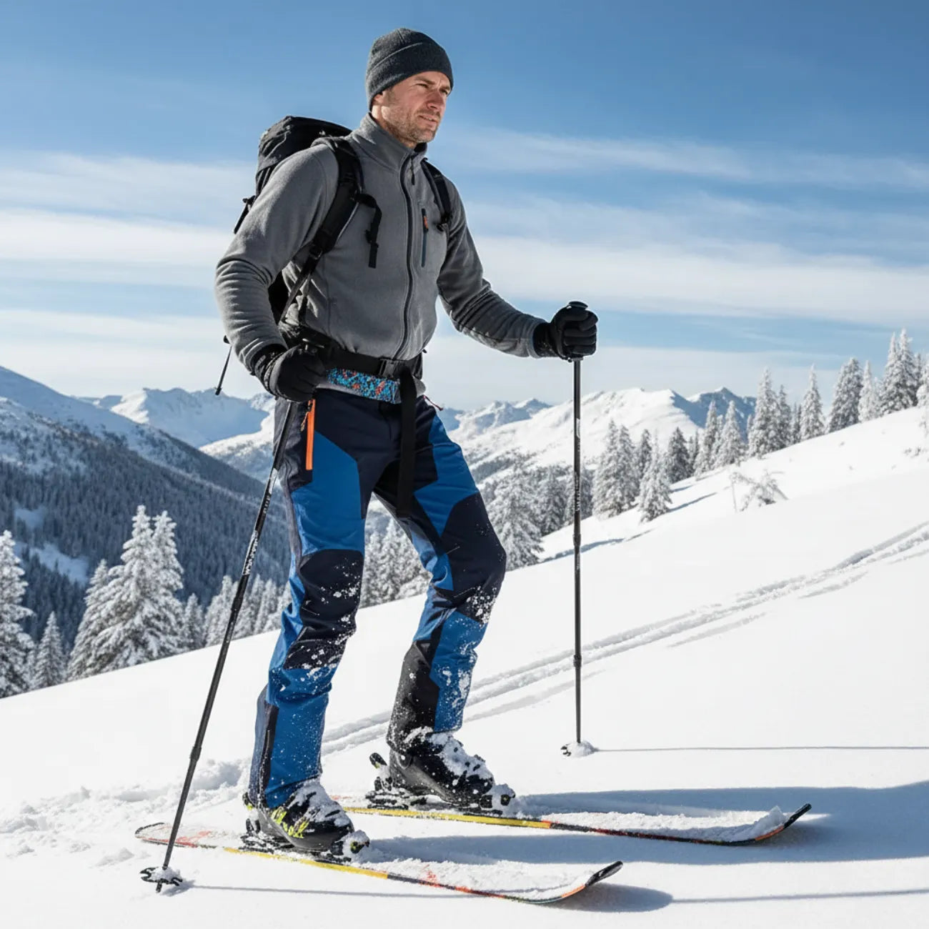 Skitourenhose für Herren Outdoor | Berggrat