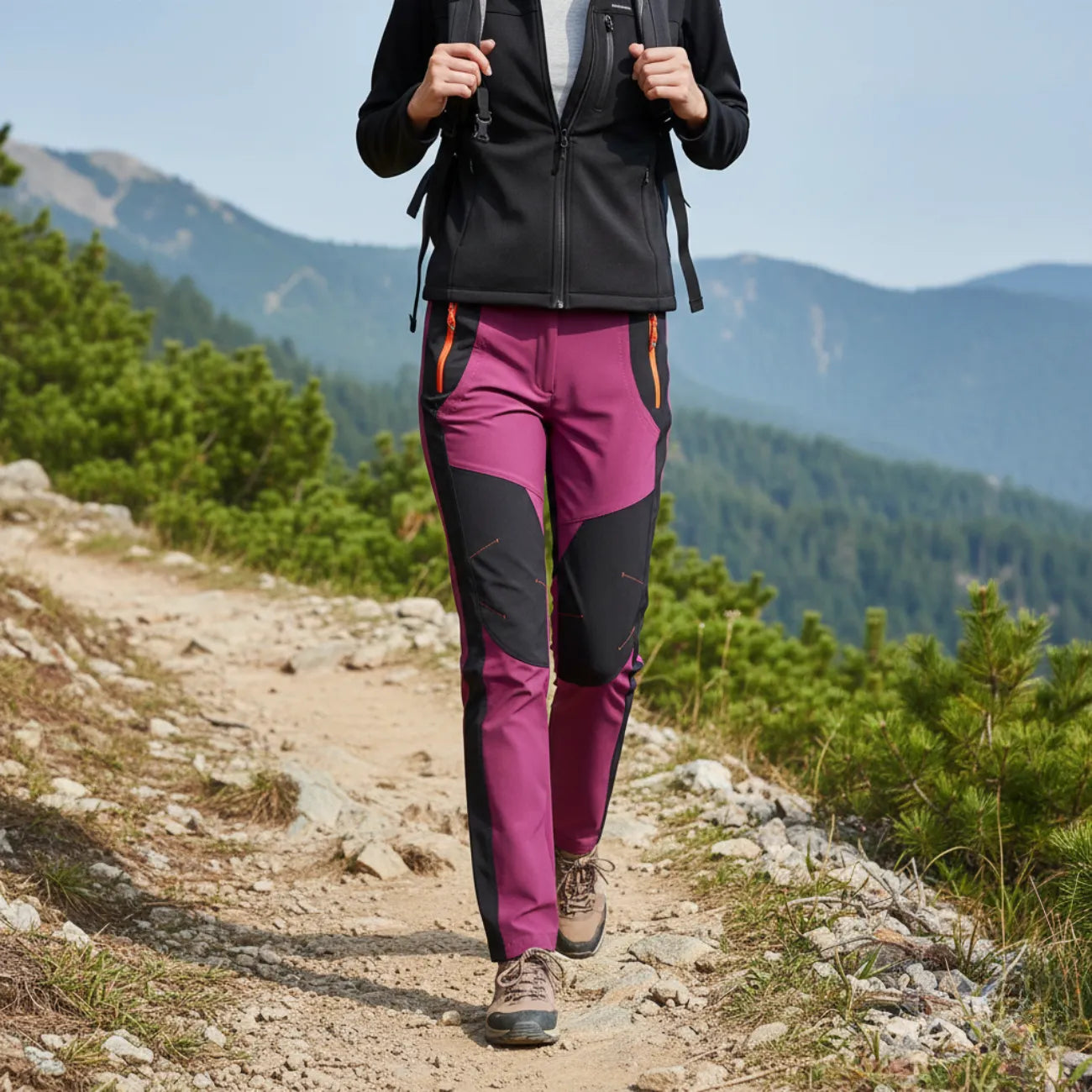 Fleece-Wanderhose Damen