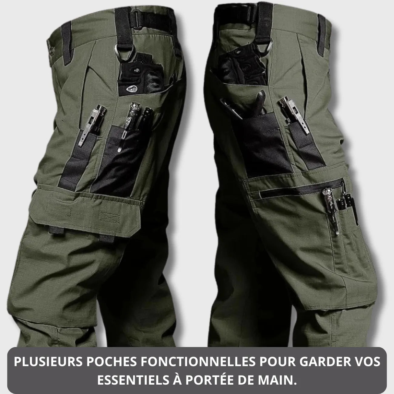 Herren Wanderhose viele Taschen