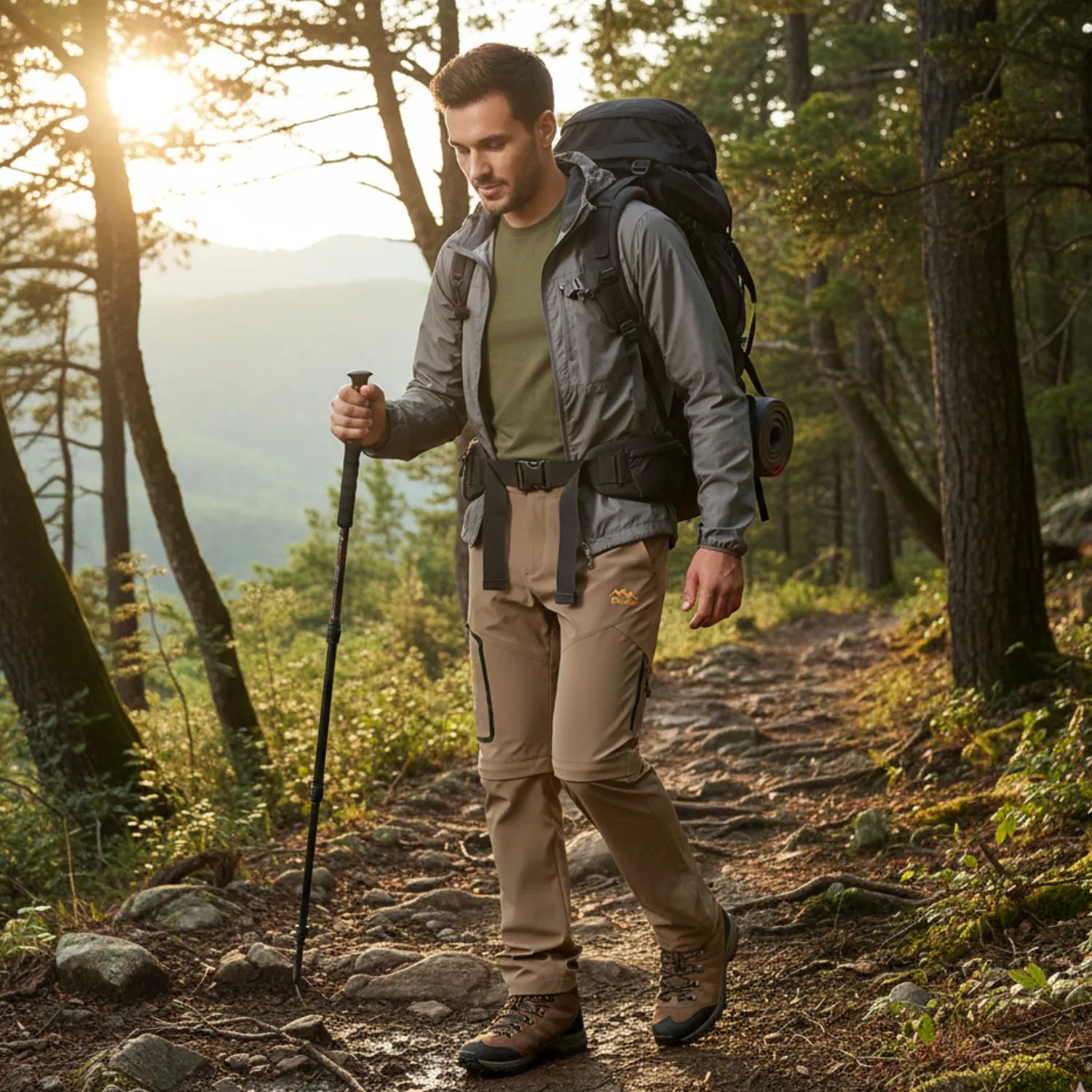 Herren UV-Trekkinghose