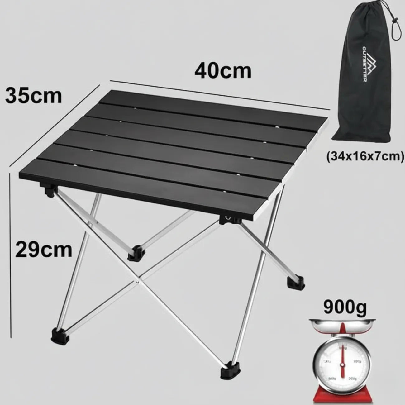 Camping-Kleiner Klapptisch
