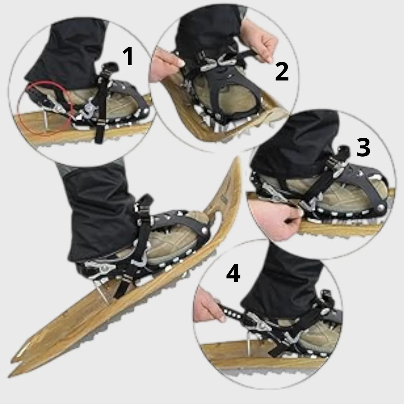 Schneeschuhe mit Tragetasche | Berggrat