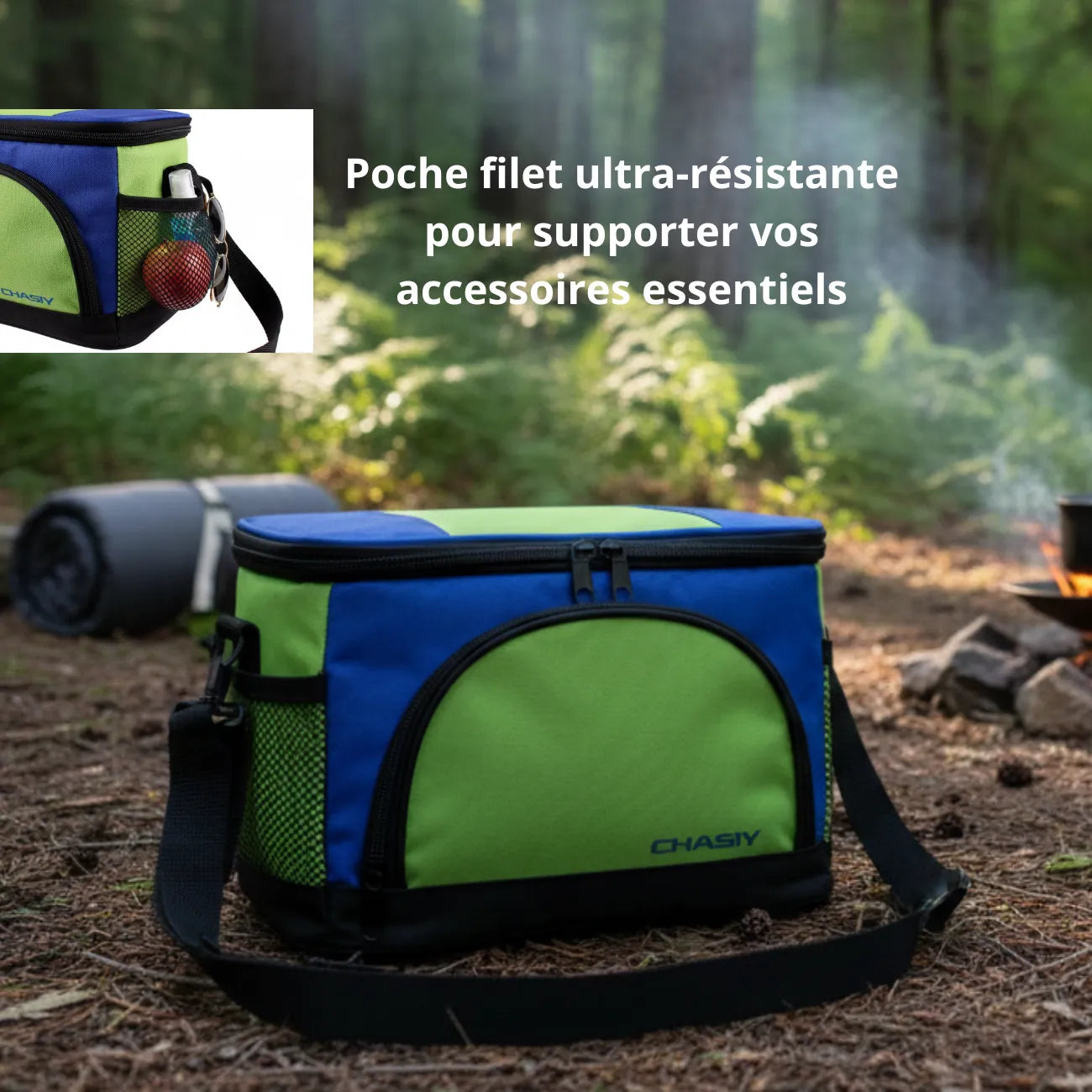 Isolierte Wandertasche für Essen | Berggrat