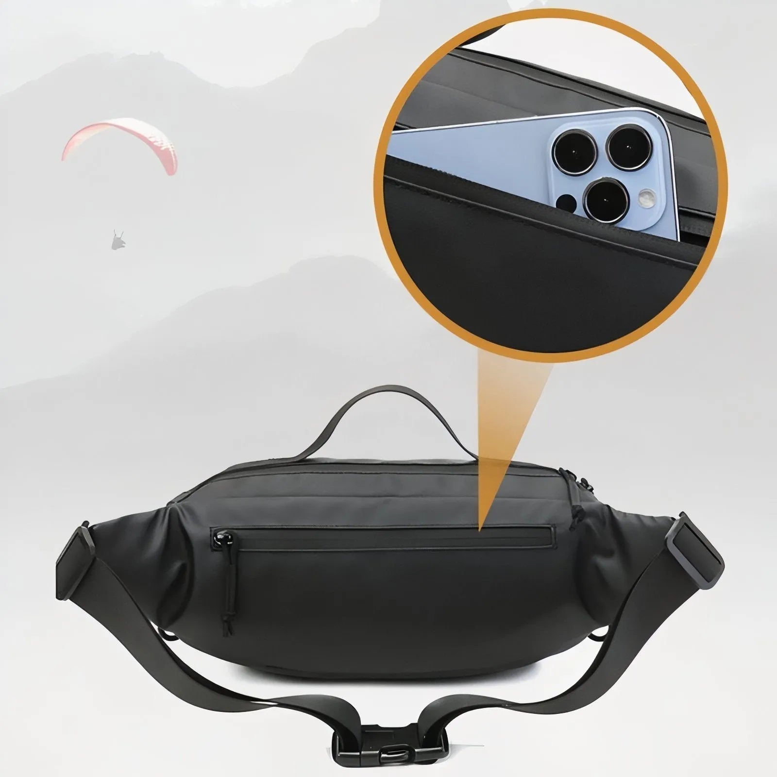 Gürteltasche für Wanderungen | Berggrat