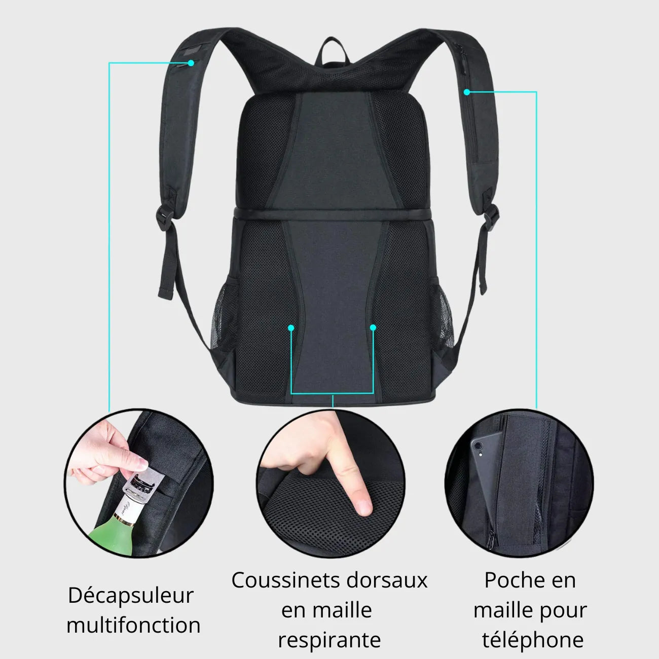 Kühlrucksack 40L fürs Wandern | Berggrat