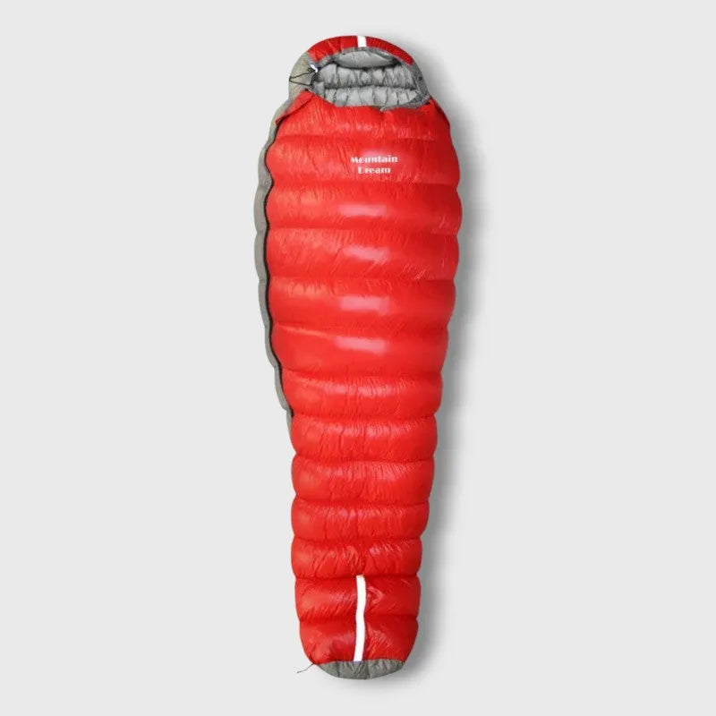 Leichter warmer Daunenschlafsack