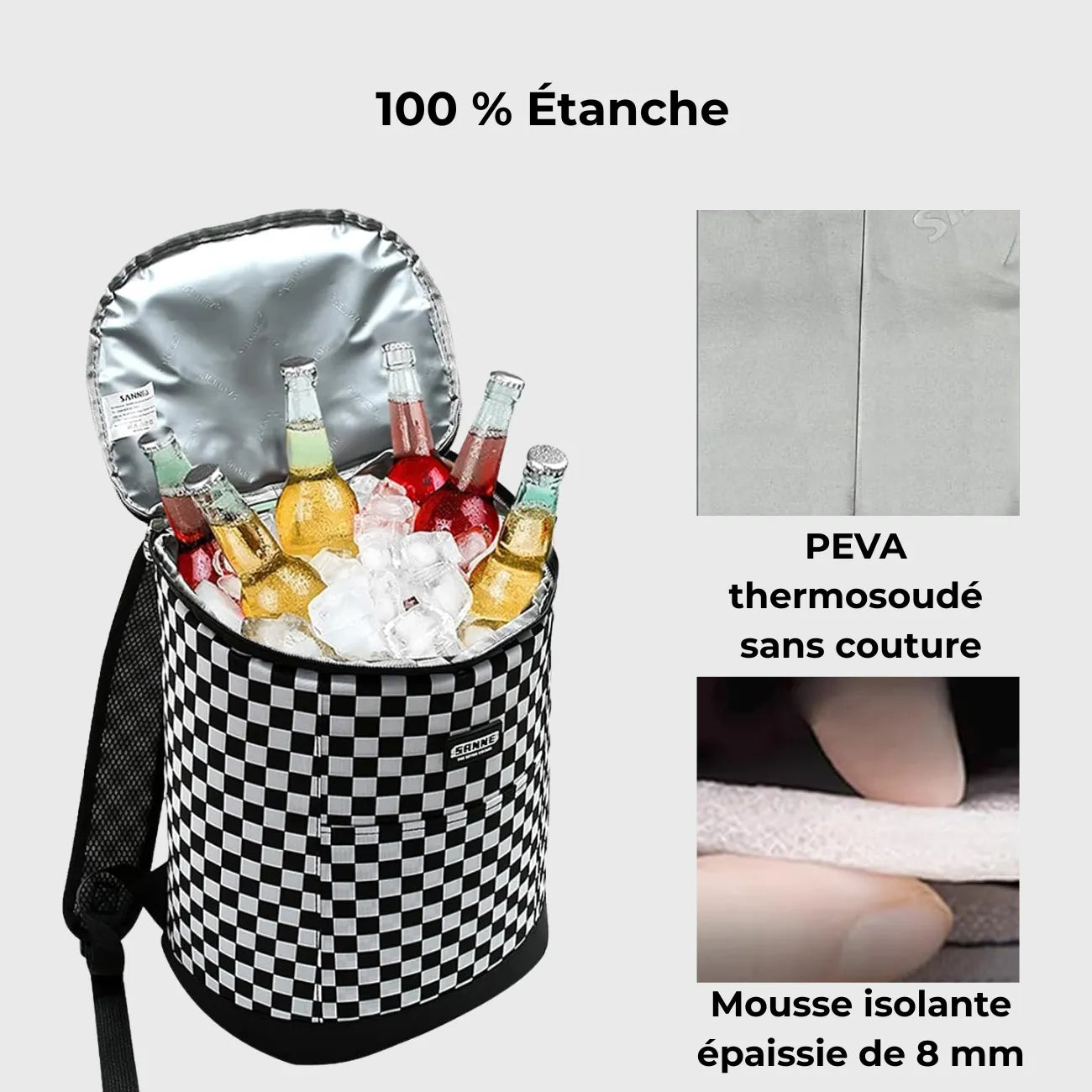 Isolierter Picknick-Kühlrucksack
