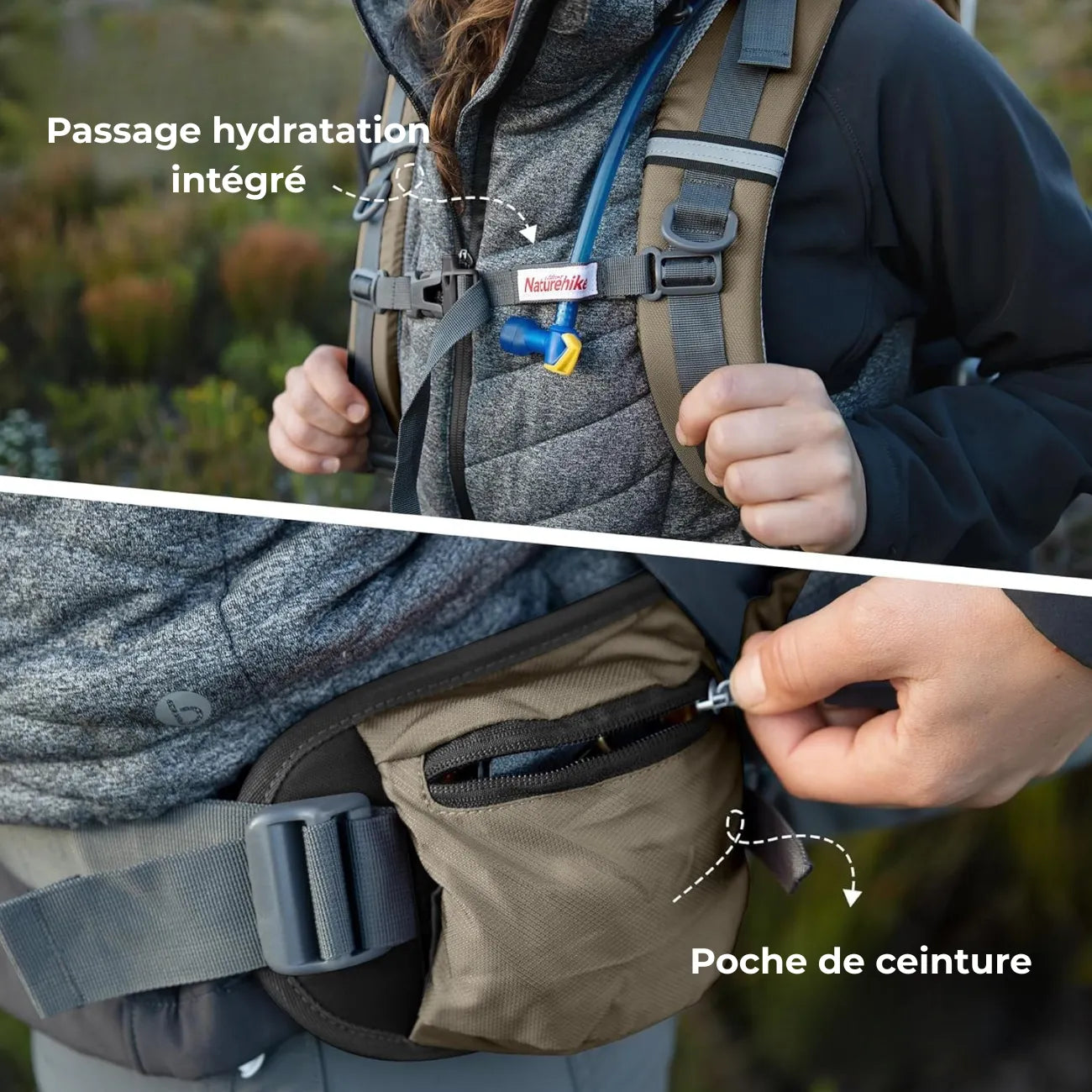 Trekkingrucksack 70L ergonomisch | Berggrat