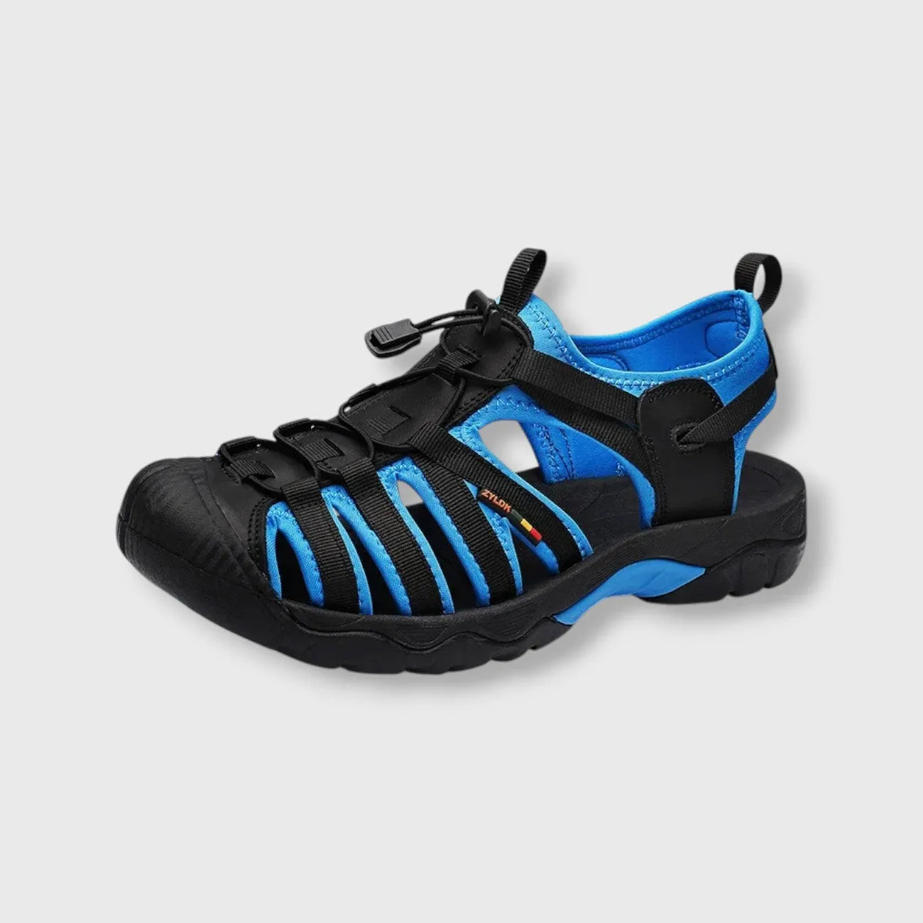 Herren-Leder-Wandersandalen