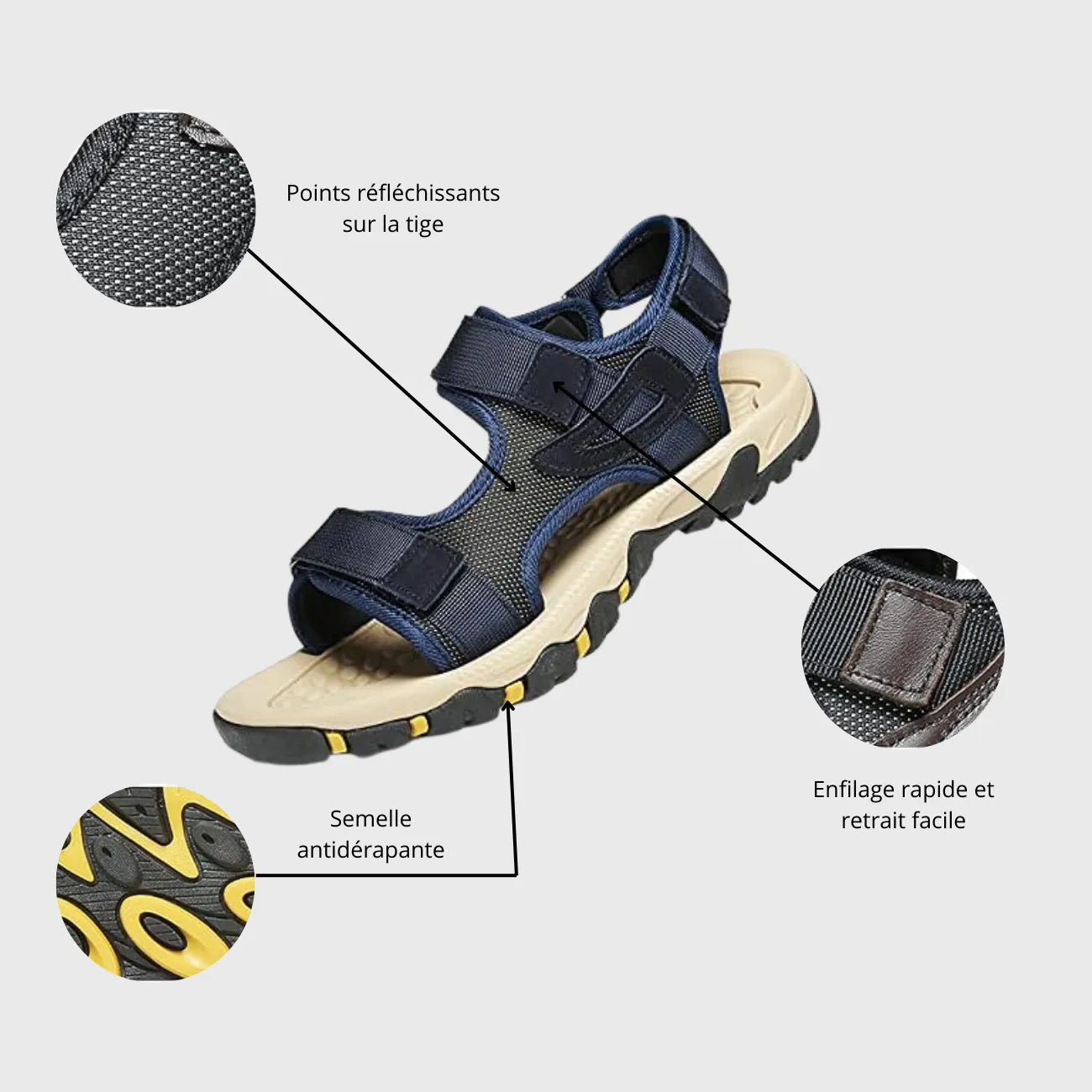 Trekkingsandalen für die Berge | Berggrat