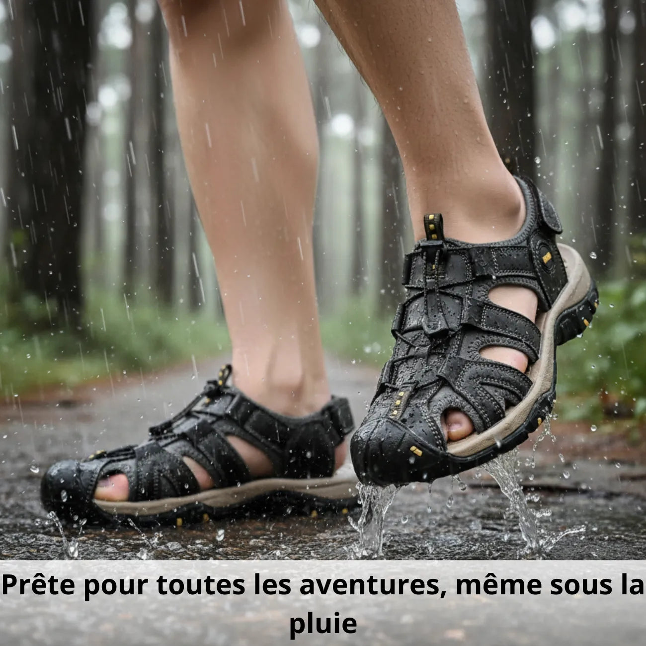 Herren Leder-Trekkingsandalen | Berggrat