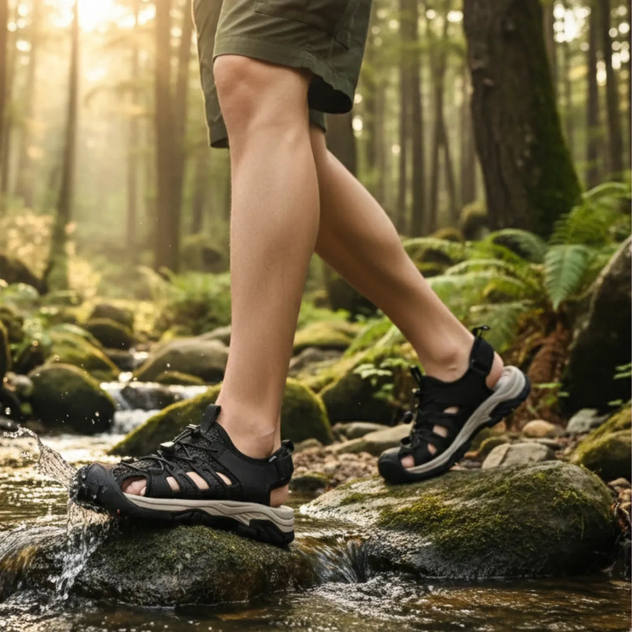 Herren-Trekkingsandalen