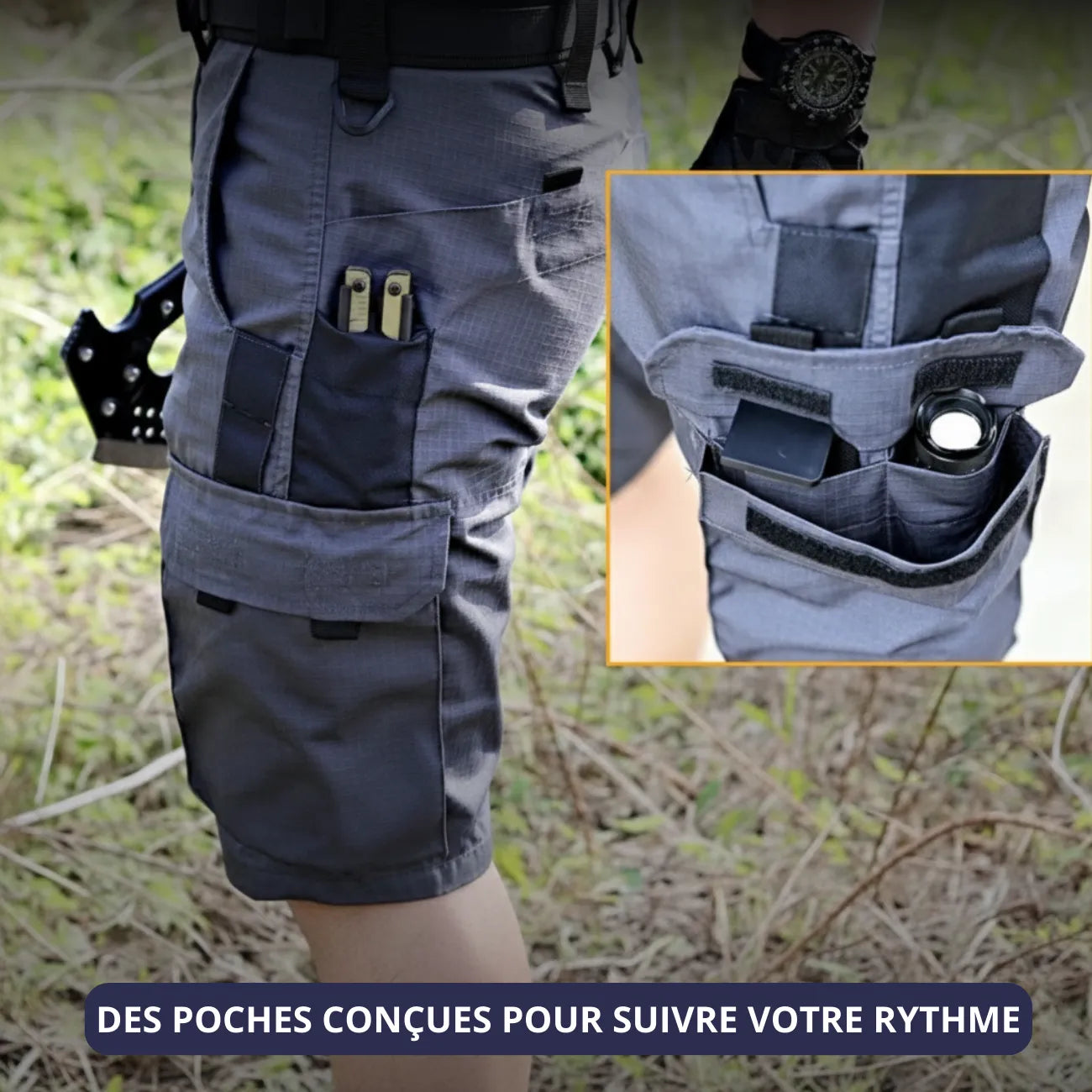 Cargo-Wandershorts für Herren