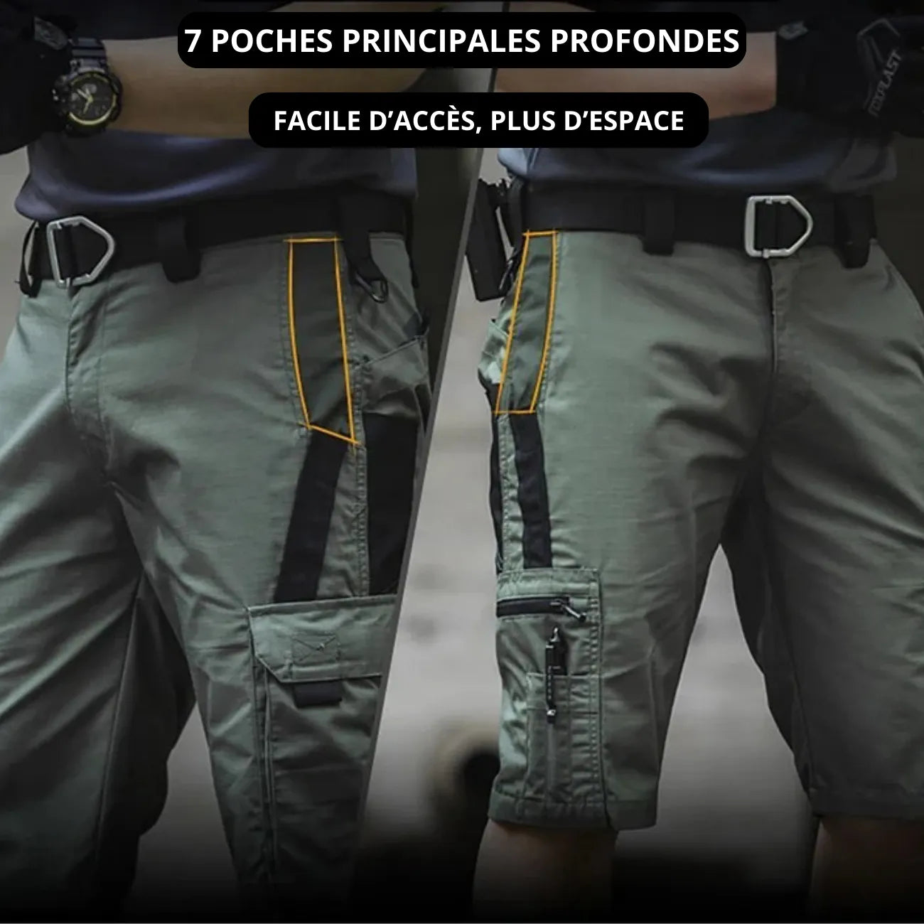 Cargo-Wandershorts für Herren