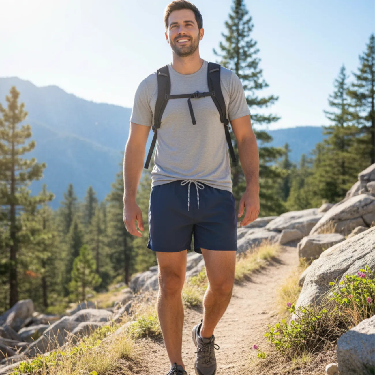 Herren-Kurze Wandershorts