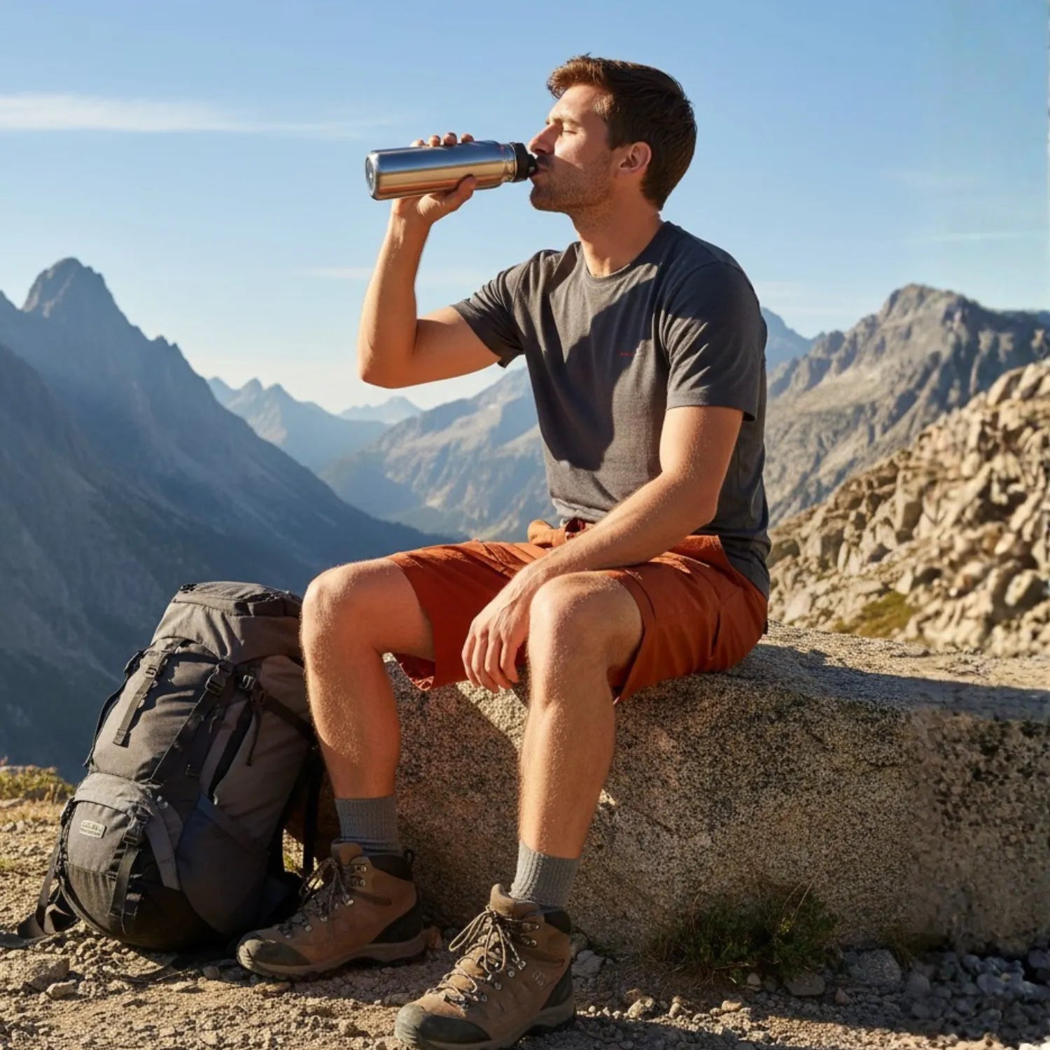Herren-Robuste Wandershorts