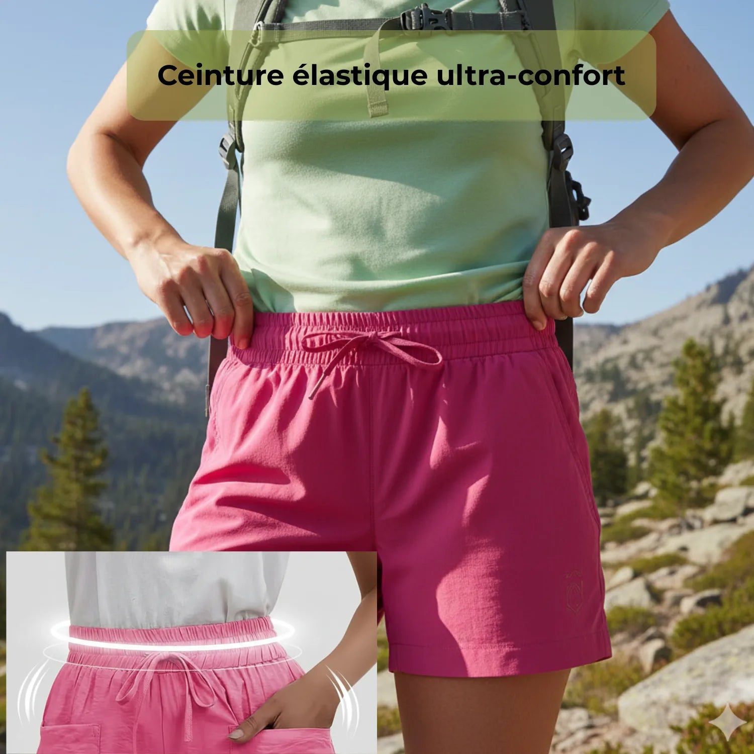 Damen-Leichte Wandershorts