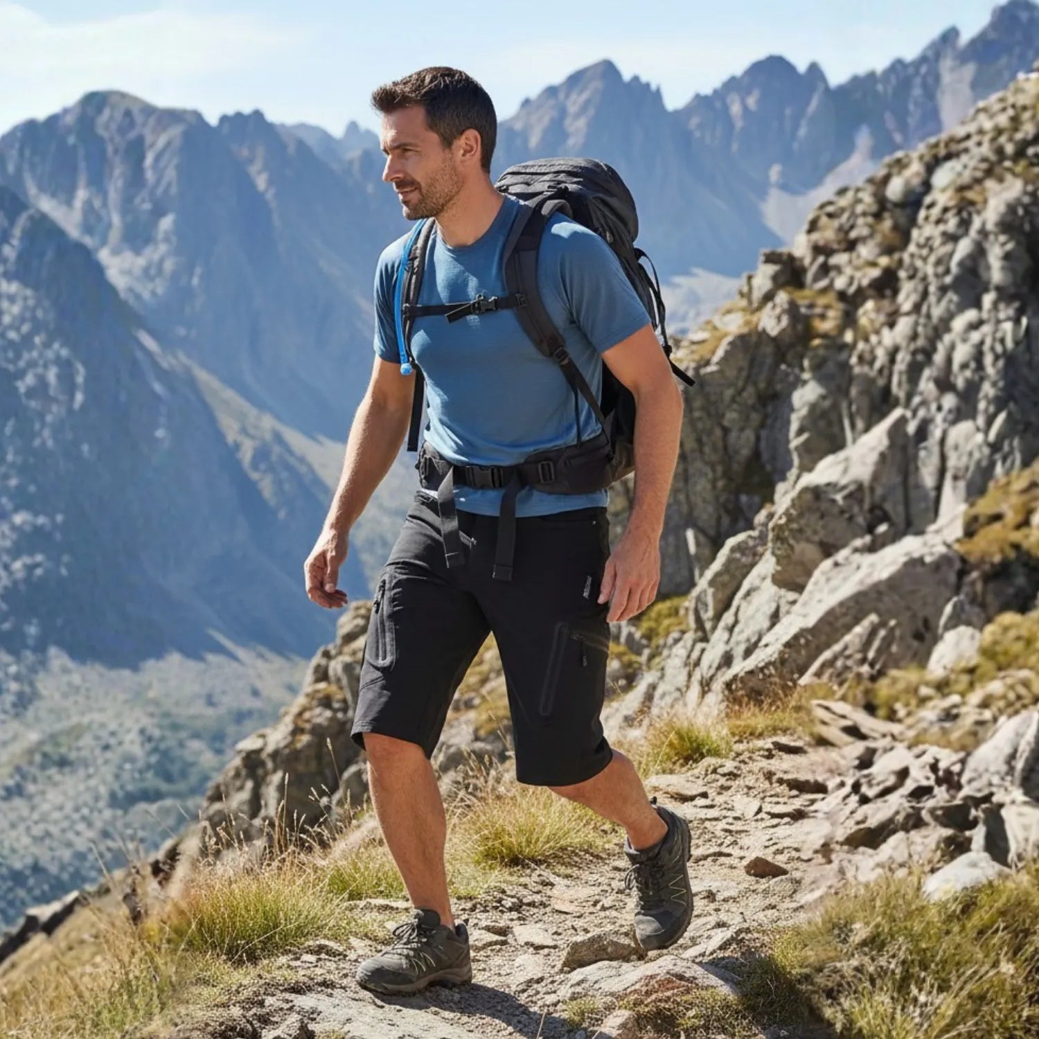 Herren-Trekkingshorts