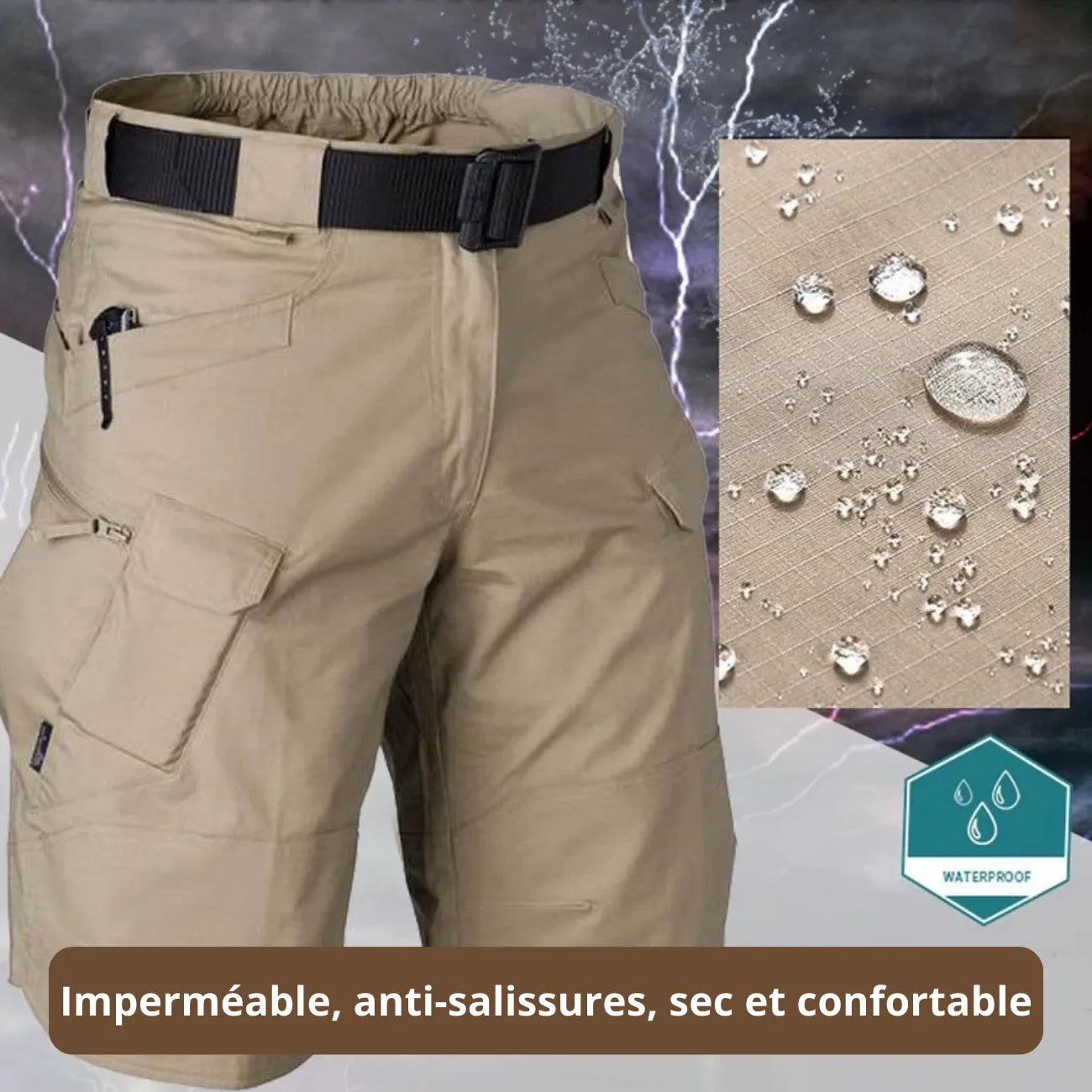 Cargo-Trekkingshorts für Herren