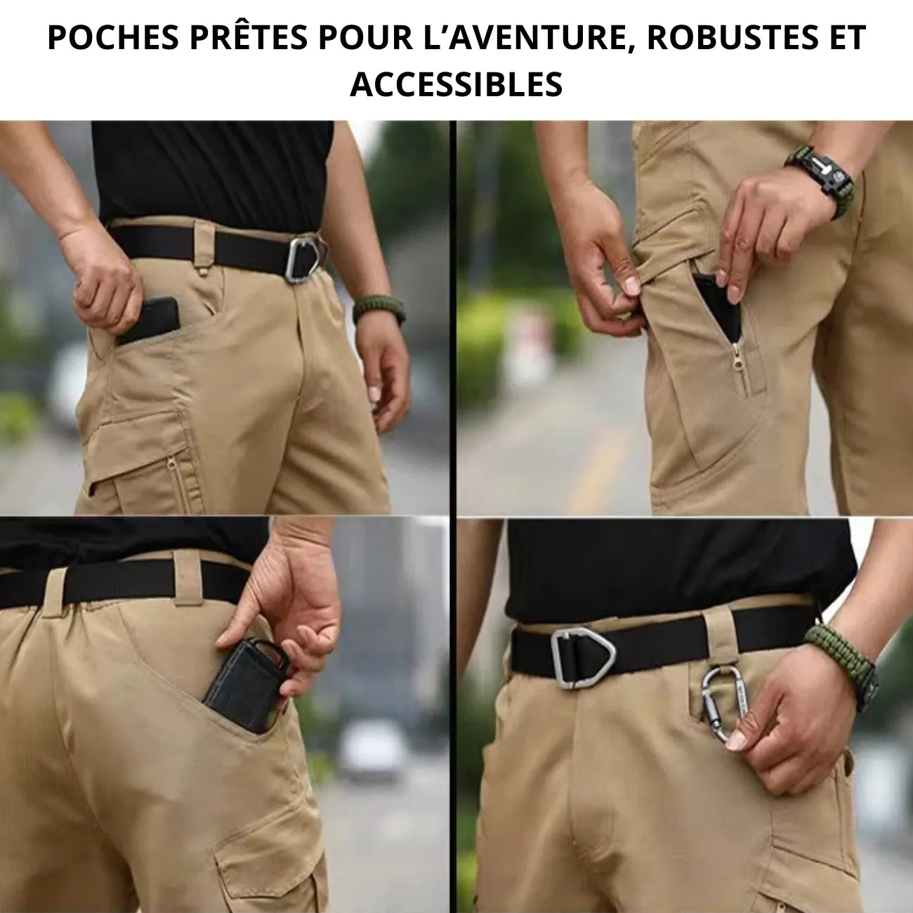 Cargo-Trekkingshorts für Herren