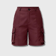 Damen Cargo-Wandershorts Stretch