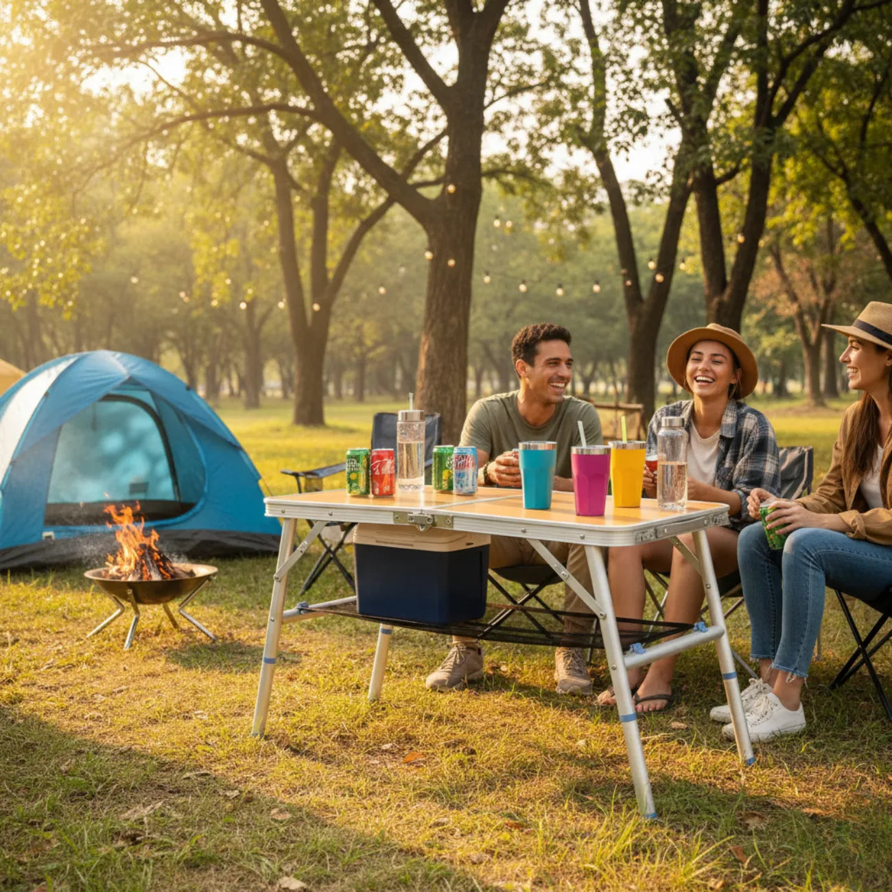 Leichter Falttisch fürs Camping | Berggrat