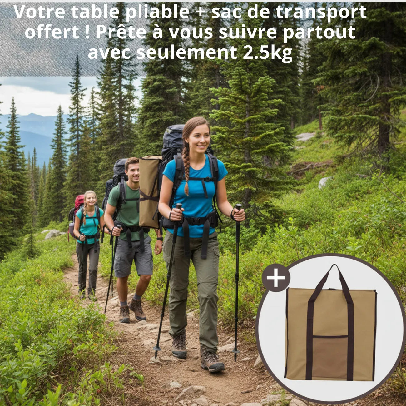 Leichter Falttisch fürs Camping | Berggrat