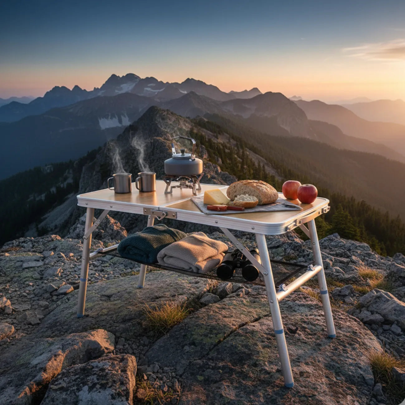 Leichter Falttisch fürs Camping | Berggrat