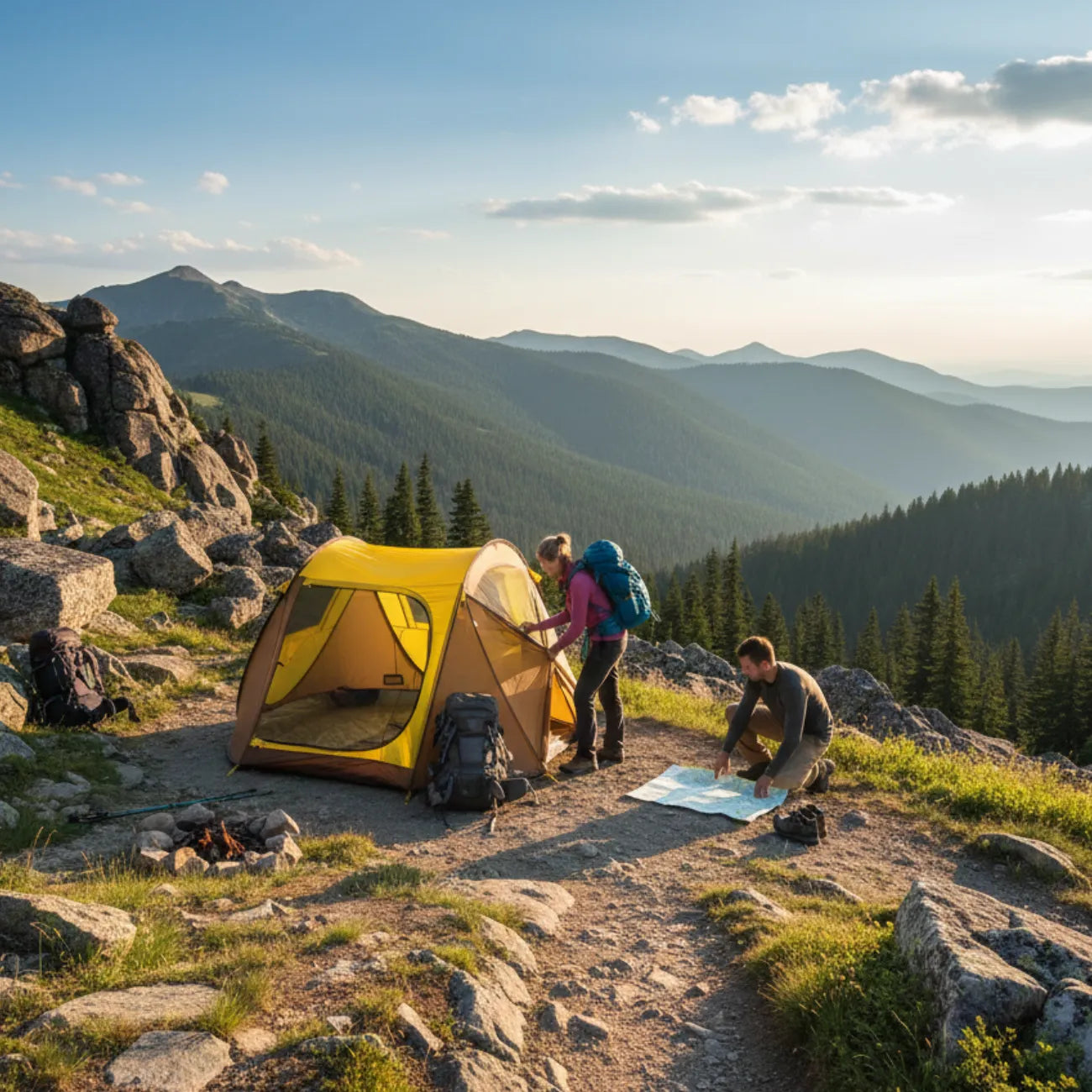 Campingzelt für 2 bis 3 Personen | Berggrat