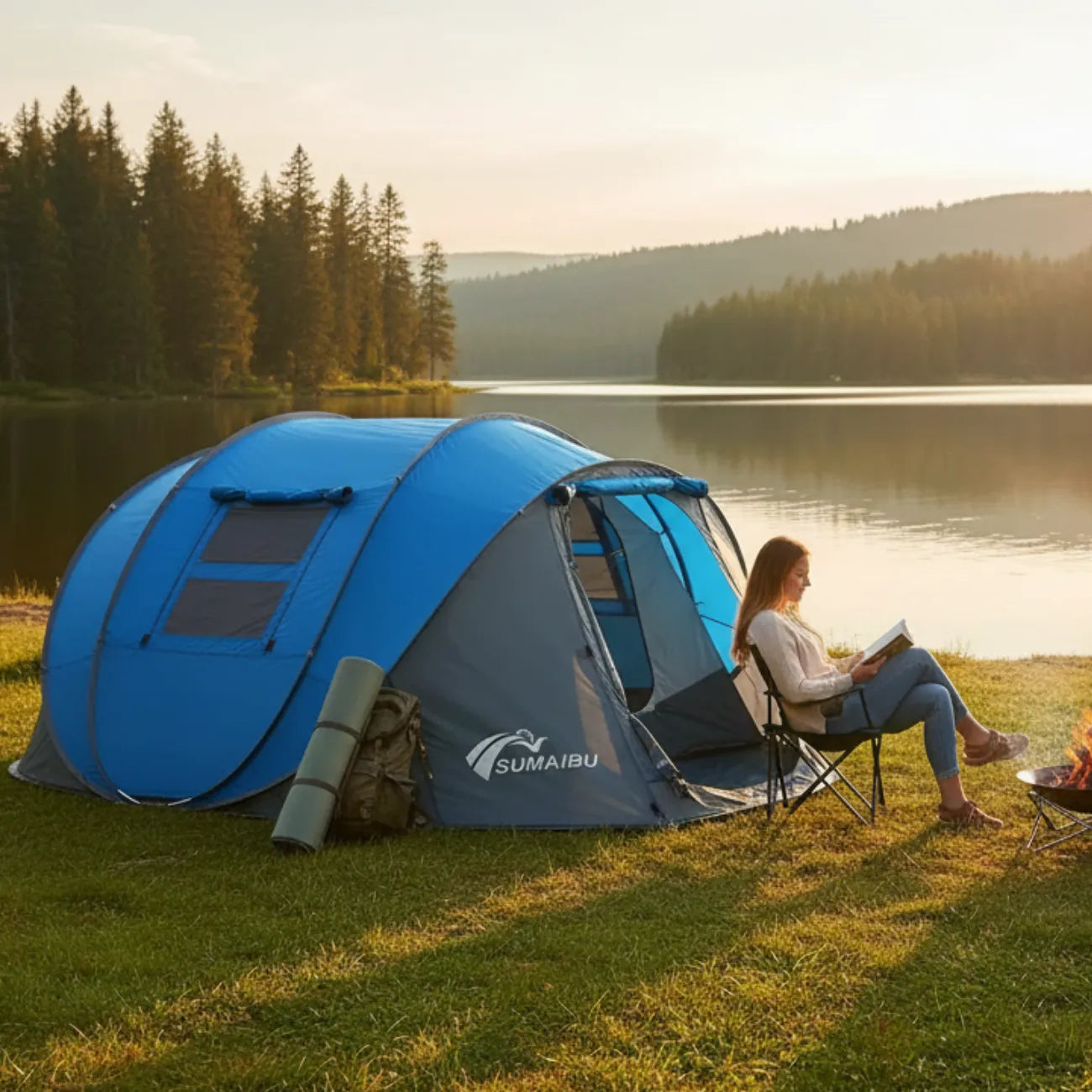 Trekkingzelt 3–4 Personen
