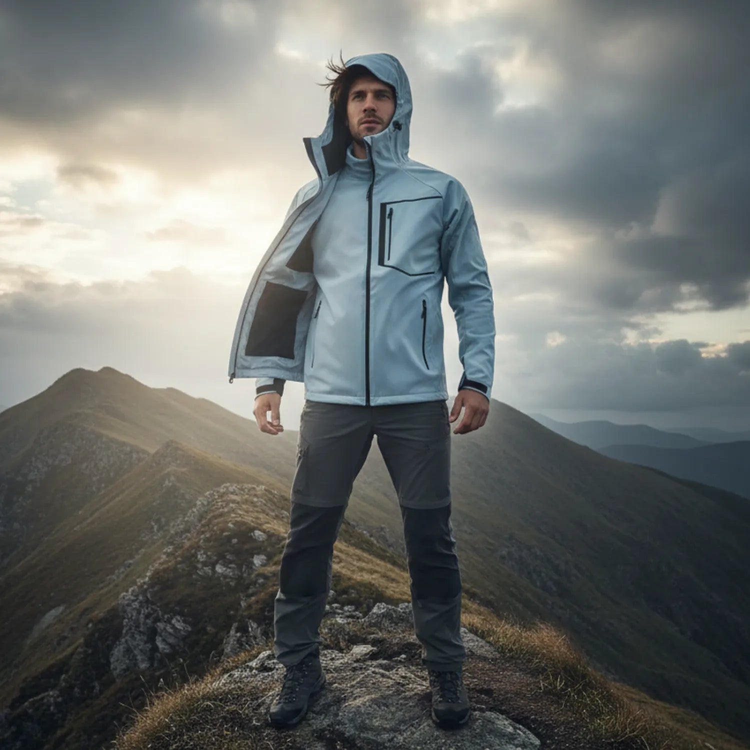 Herren Outdoorjacke wasserdicht | Berggrat