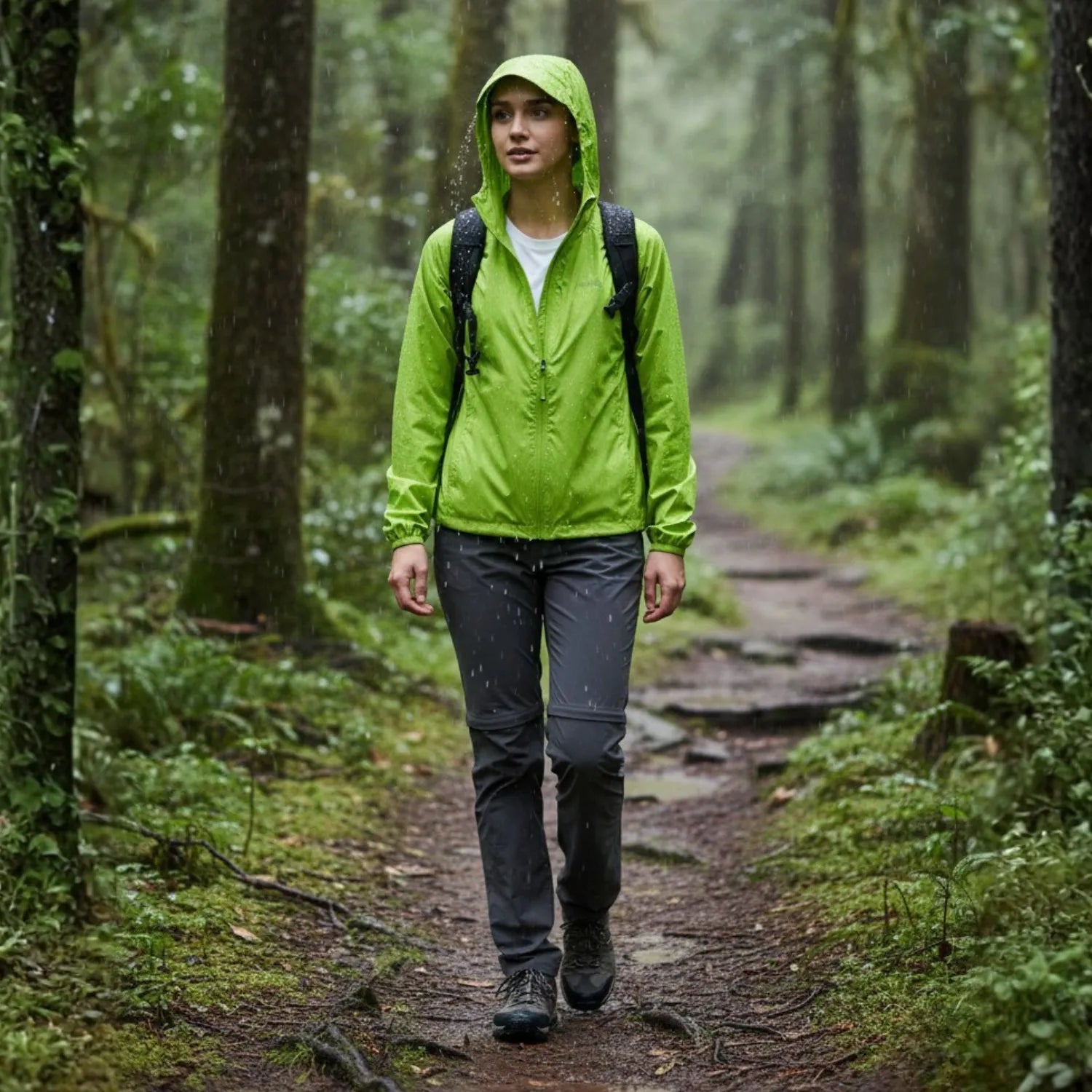 Ultraleichte Regenjacke