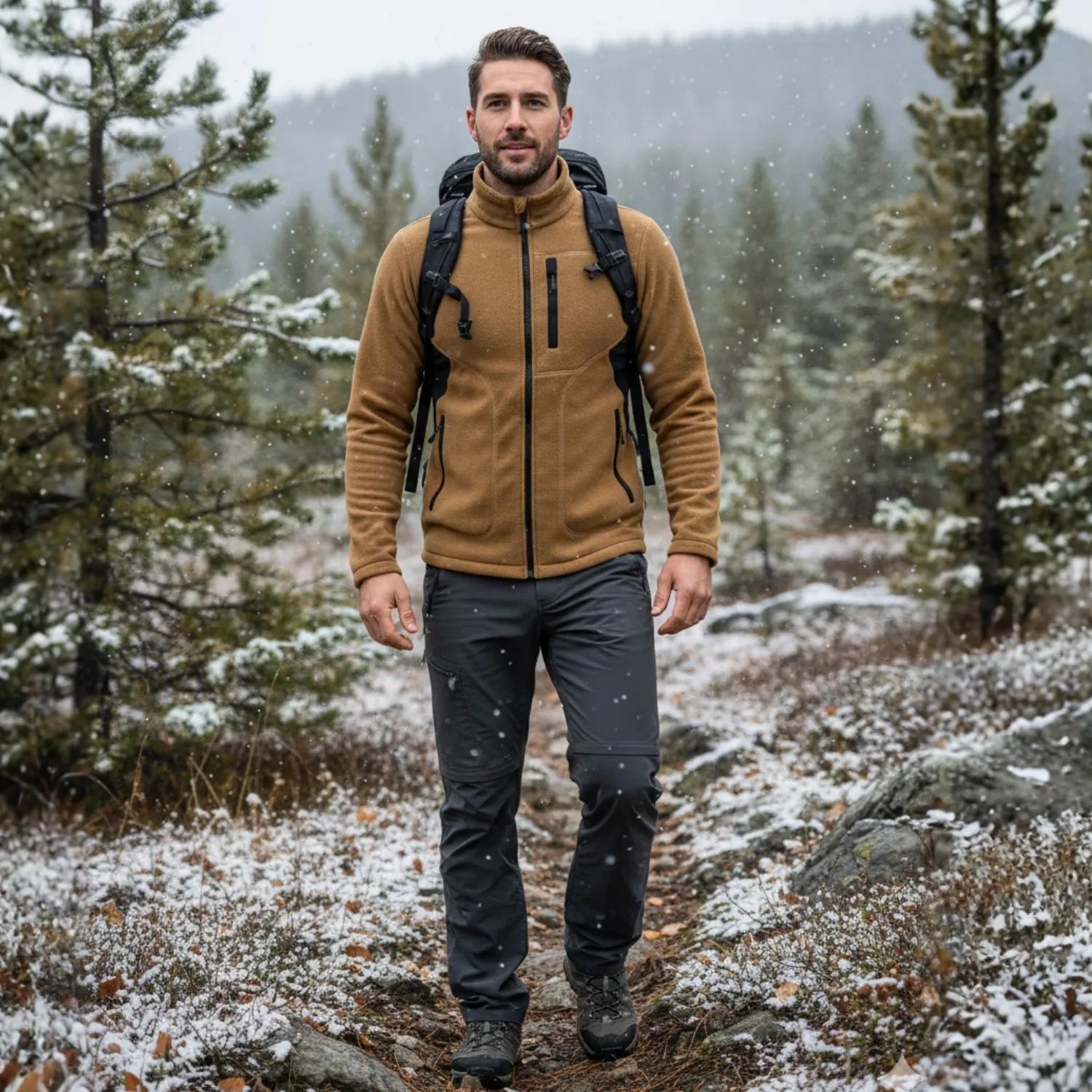 Sherpa-Fleecejacke Trekking