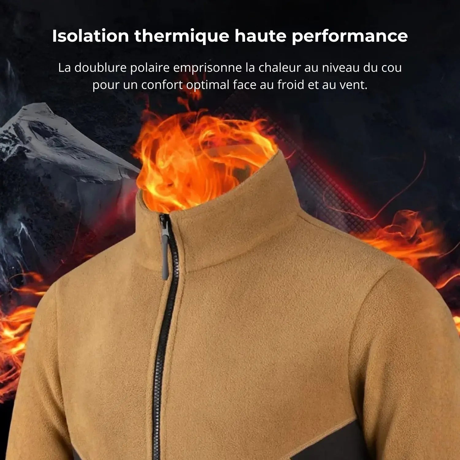 Sherpa-Fleecejacke Trekking