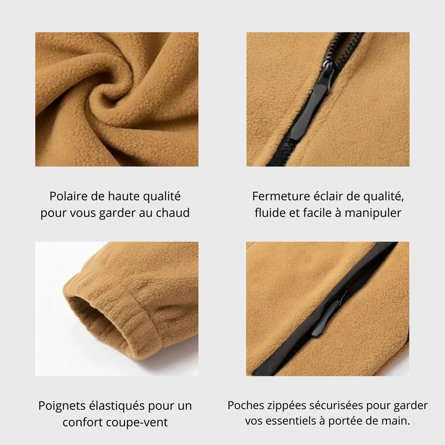 Sherpa-Fleecejacke Trekking