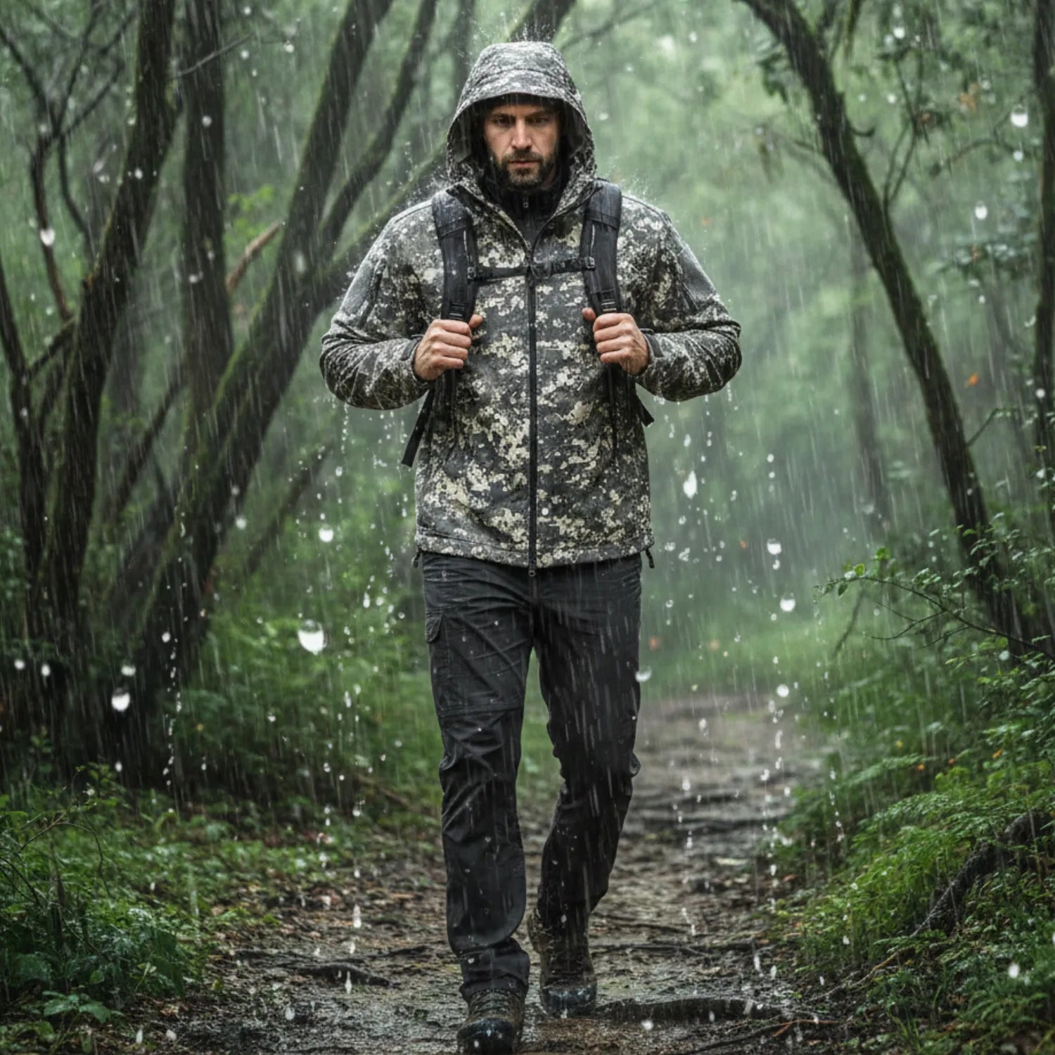 Herren Outdoor-Bergjacke warm | Berggrat