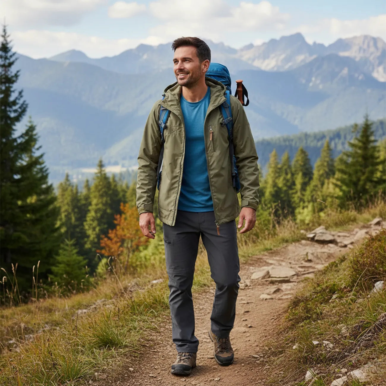 Winddichte Berg-Wanderjacke | Berggrat
